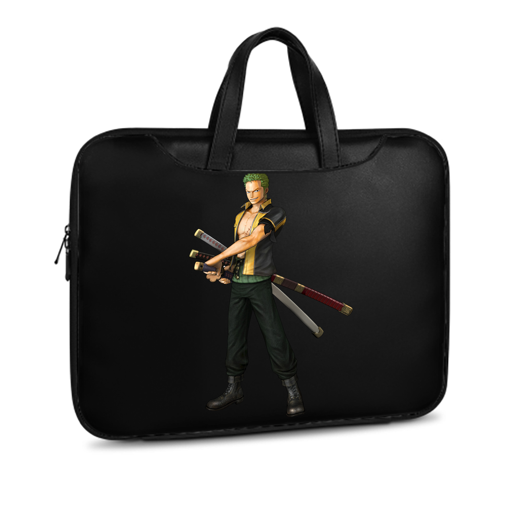 ワンピース ロロノア・ゾロ ONE PIECE Roronoa Zoro レザーラップトップバッグ　ノートパソコンケース