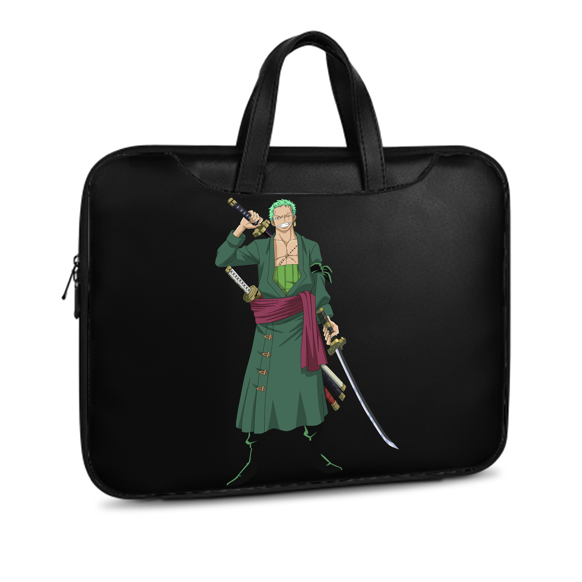 ワンピース ロロノア・ゾロ ONE PIECE Roronoa Zoro レザーラップトップバッグ　ノートパソコンケース