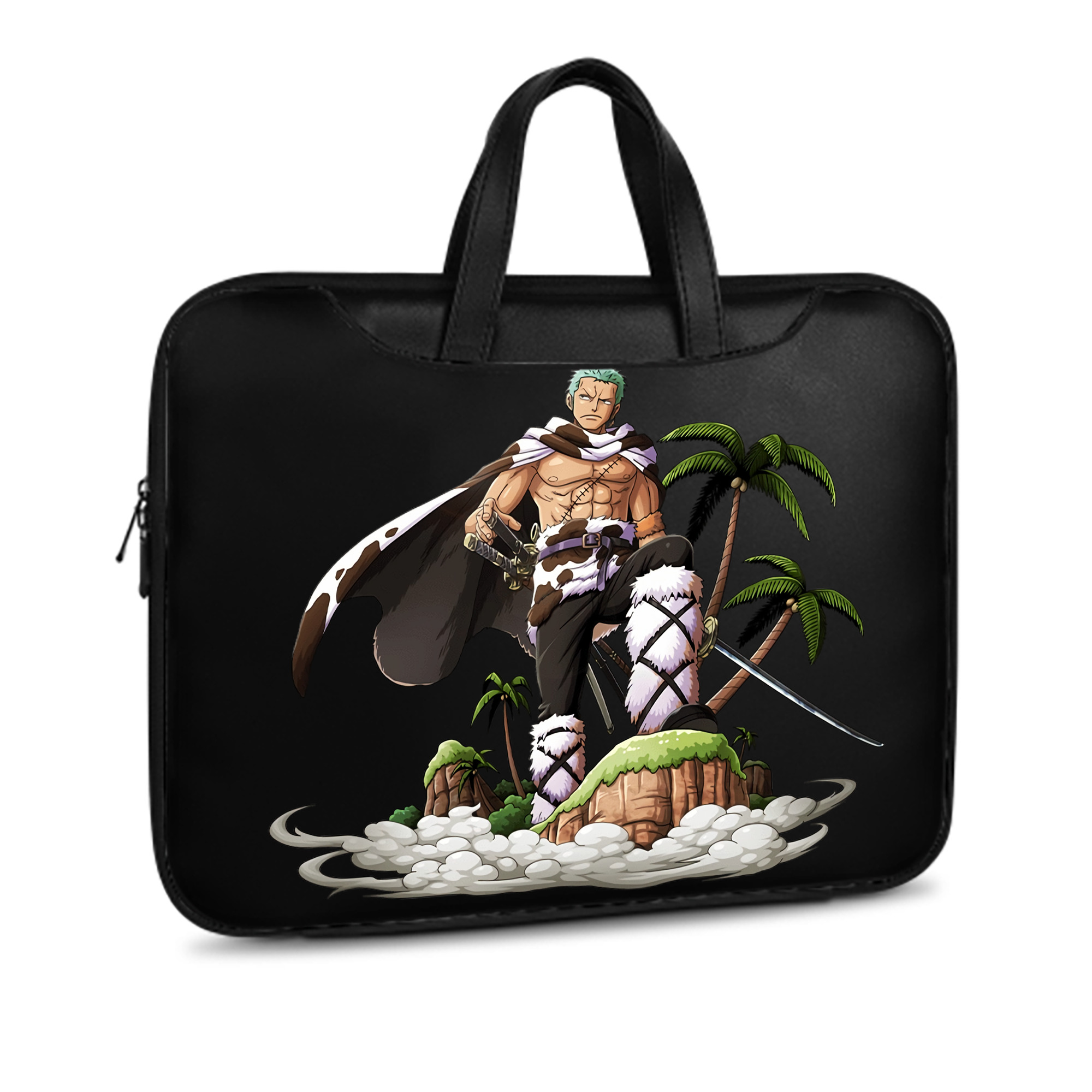 ワンピース ロロノア・ゾロ ONE PIECE Roronoa Zoro レザーラップトップバッグ　ノートパソコンケース