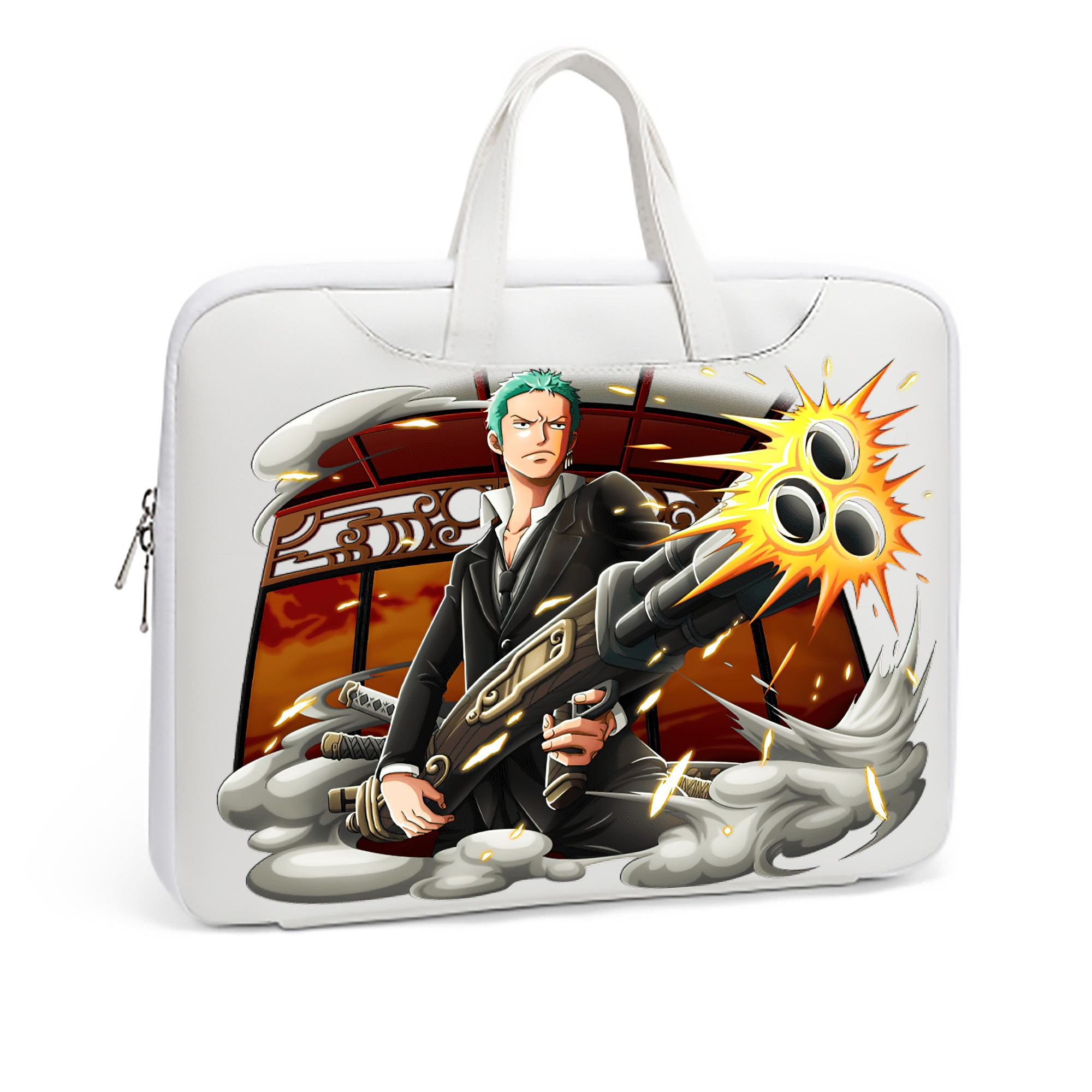 ワンピース ロロノア・ゾロ ONE PIECE Roronoa Zoro レザーラップトップバッグ　ノートパソコンケース