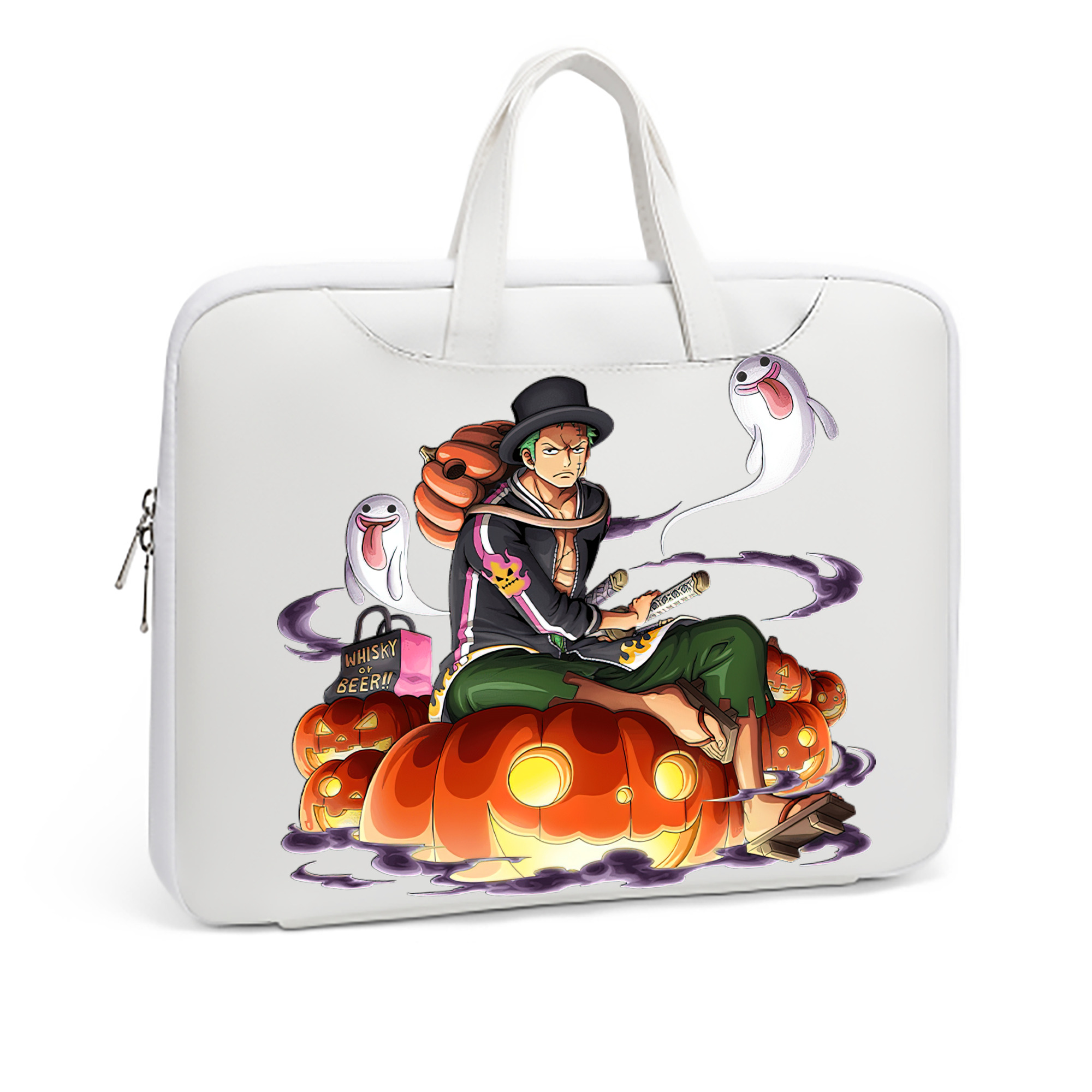 ワンピース ロロノア・ゾロ ONE PIECE Roronoa Zoro レザーラップトップバッグ　ノートパソコンケース