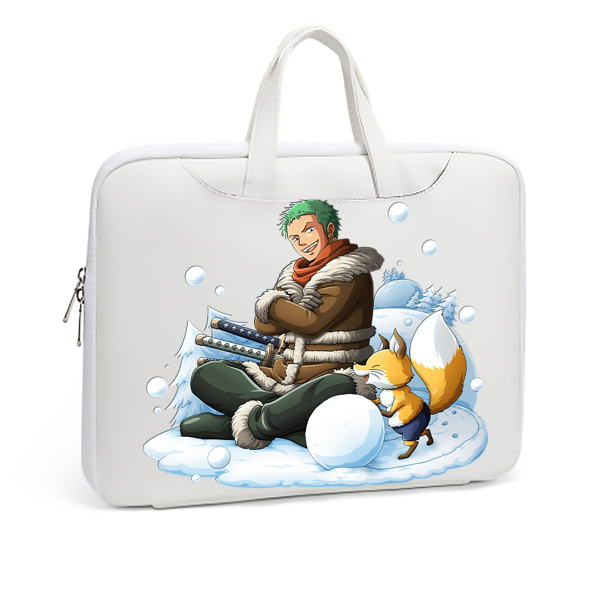 ワンピース ロロノア・ゾロ ONE PIECE Roronoa Zoro レザーラップトップバッグ　ノートパソコンケース