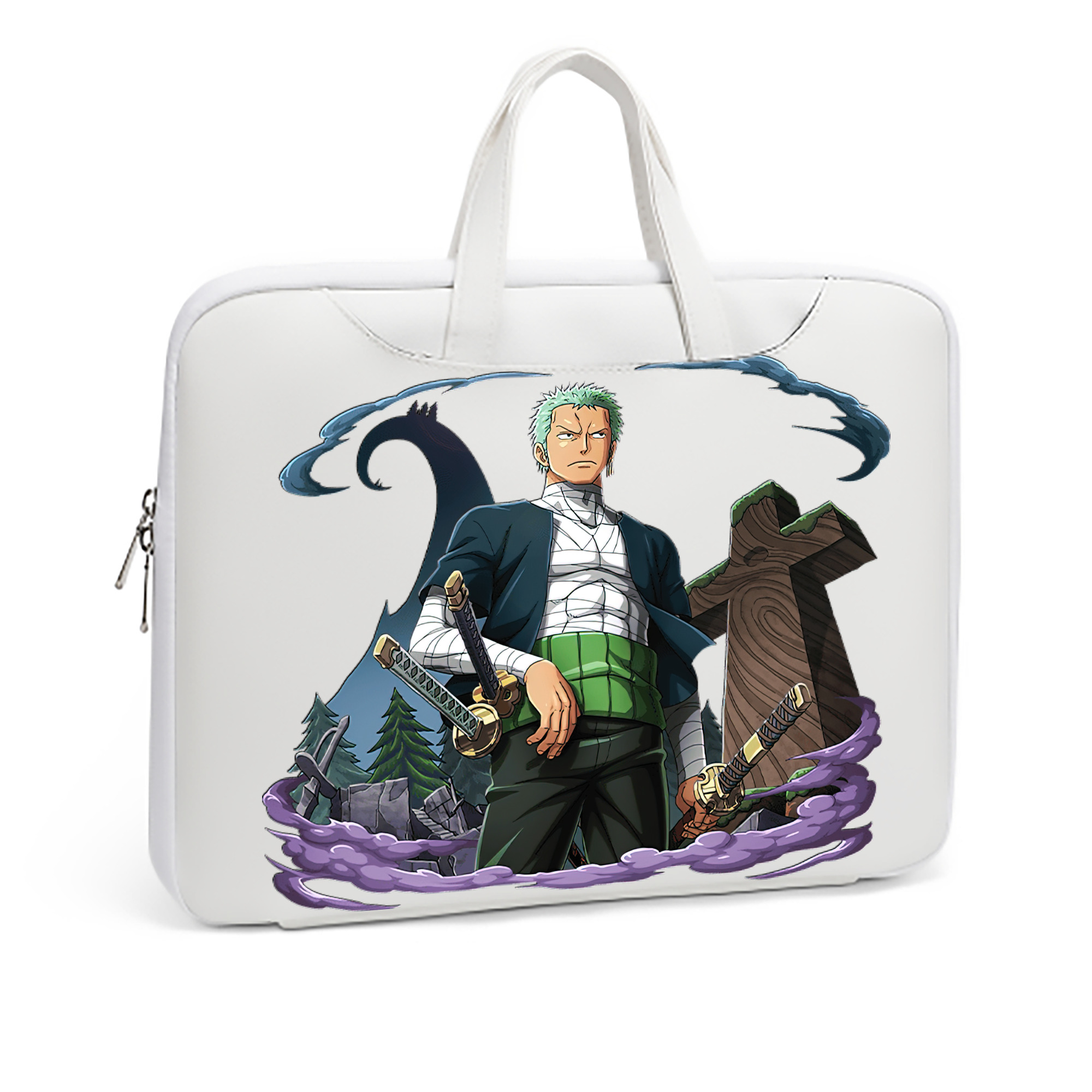 ワンピース ロロノア・ゾロ ONE PIECE Roronoa Zoro レザーラップトップバッグ　ノートパソコンケース