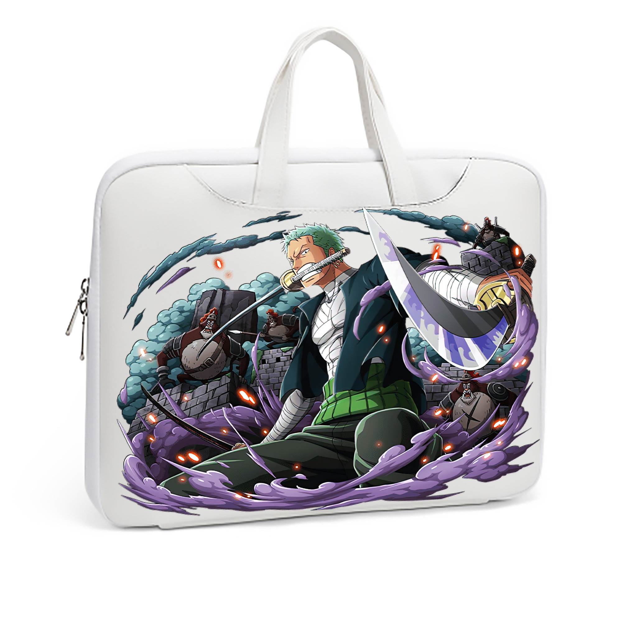 ワンピース ロロノア・ゾロ ONE PIECE Roronoa Zoro レザーラップトップバッグ　ノートパソコンケース