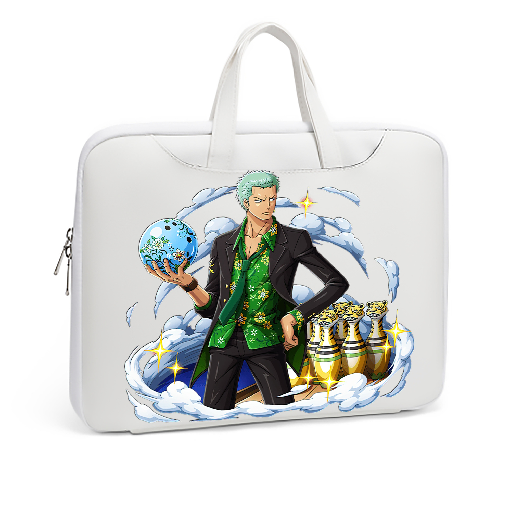 ワンピース ロロノア・ゾロ ONE PIECE Roronoa Zoro レザーラップトップバッグ　ノートパソコンケース