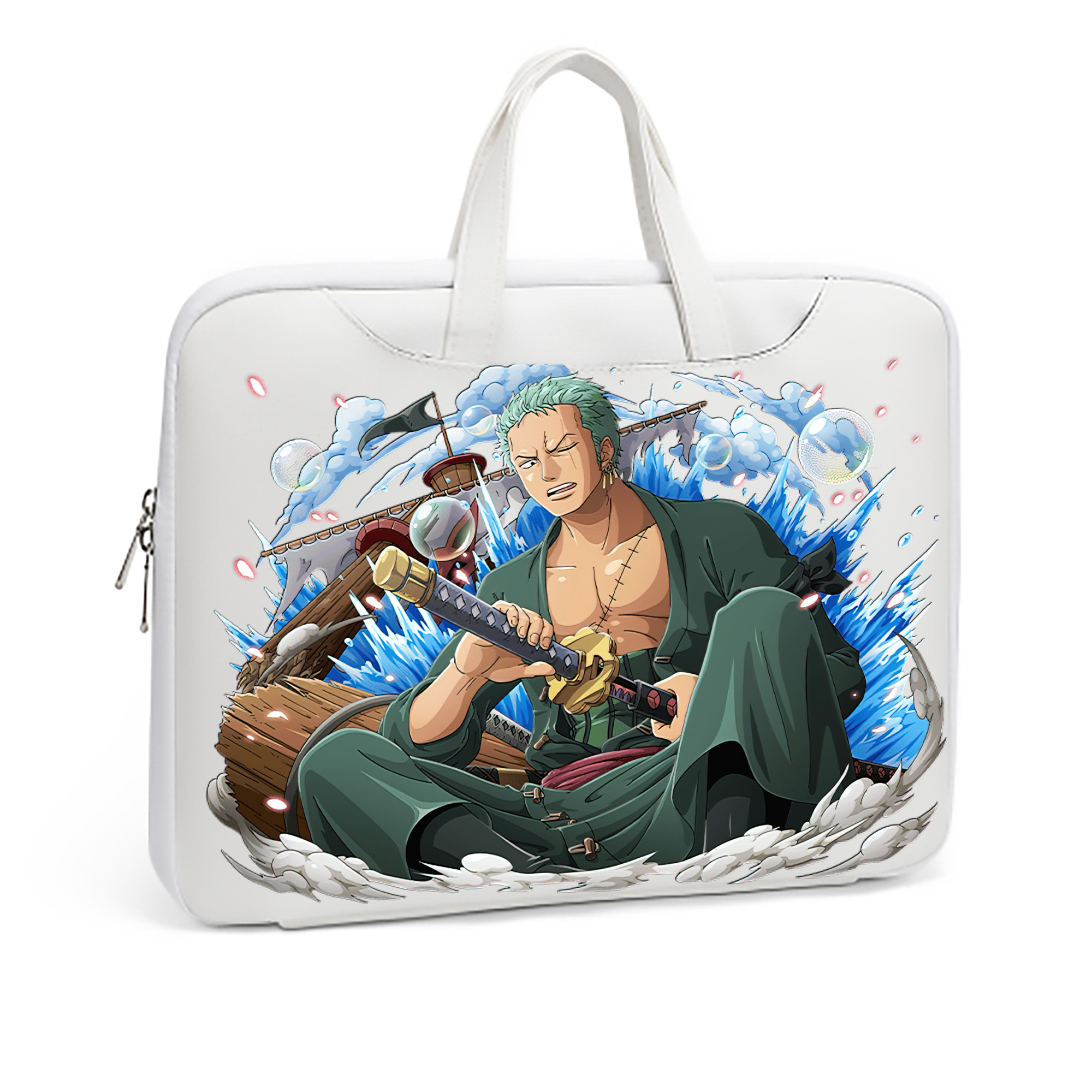 ワンピース ロロノア・ゾロ ONE PIECE Roronoa Zoro レザーラップトップバッグ　ノートパソコンケース
