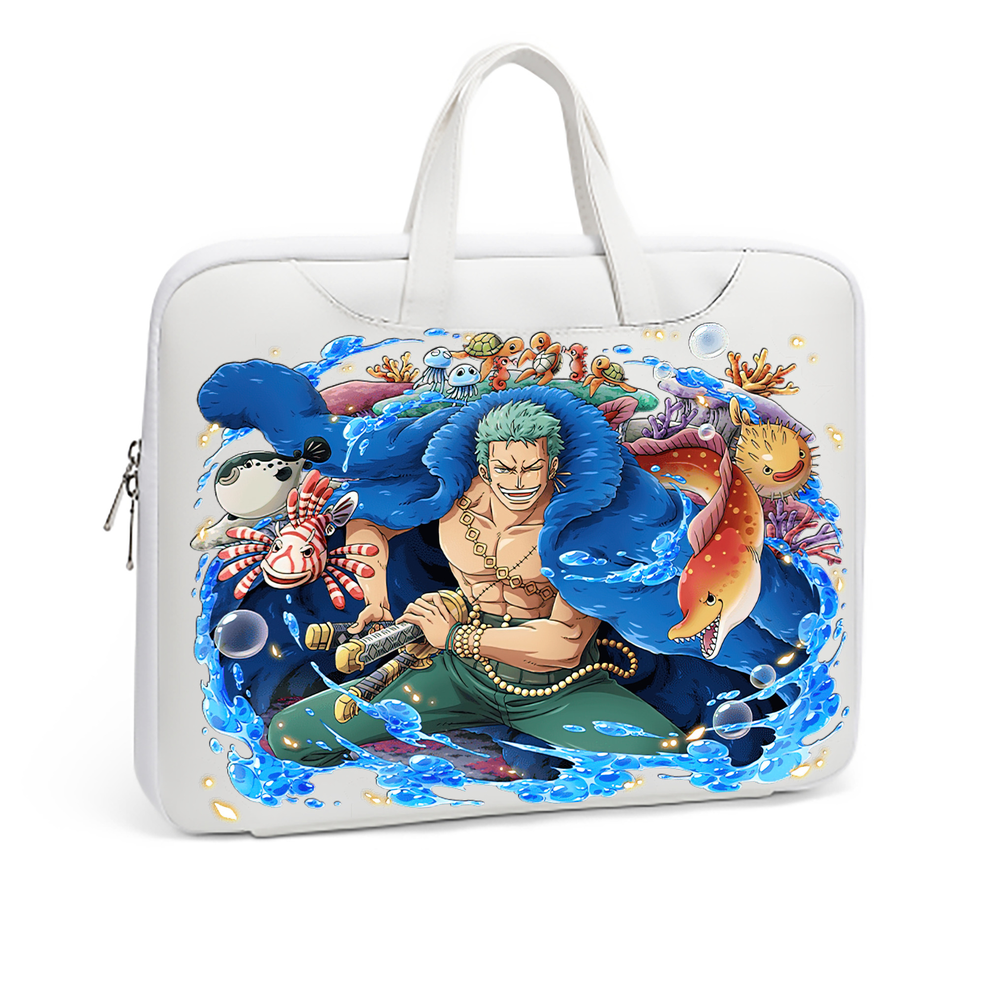 ワンピース ロロノア・ゾロ ONE PIECE Roronoa Zoro レザーラップトップバッグ　ノートパソコンケース