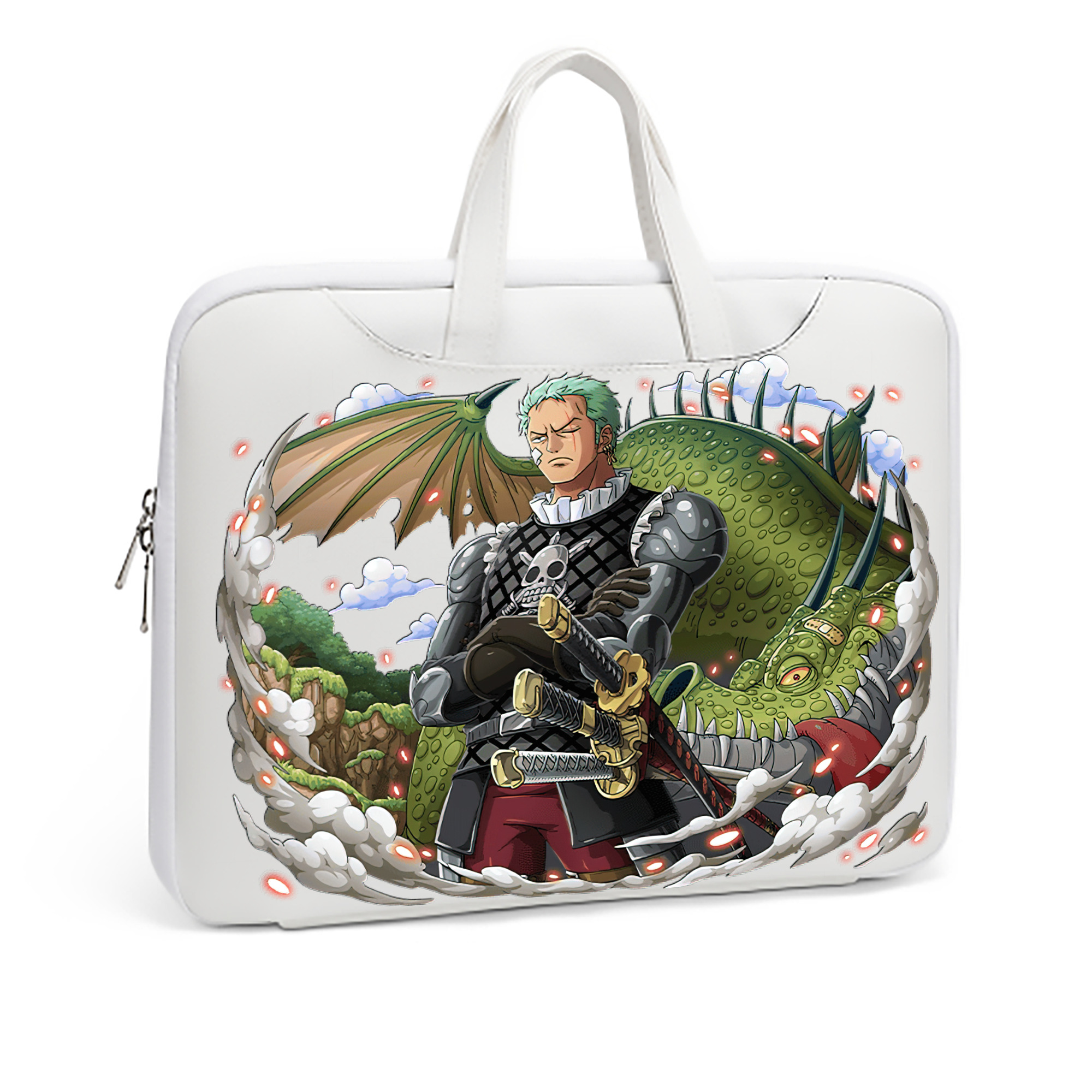 ワンピース ロロノア・ゾロ ONE PIECE Roronoa Zoro レザーラップトップバッグ　ノートパソコンケース