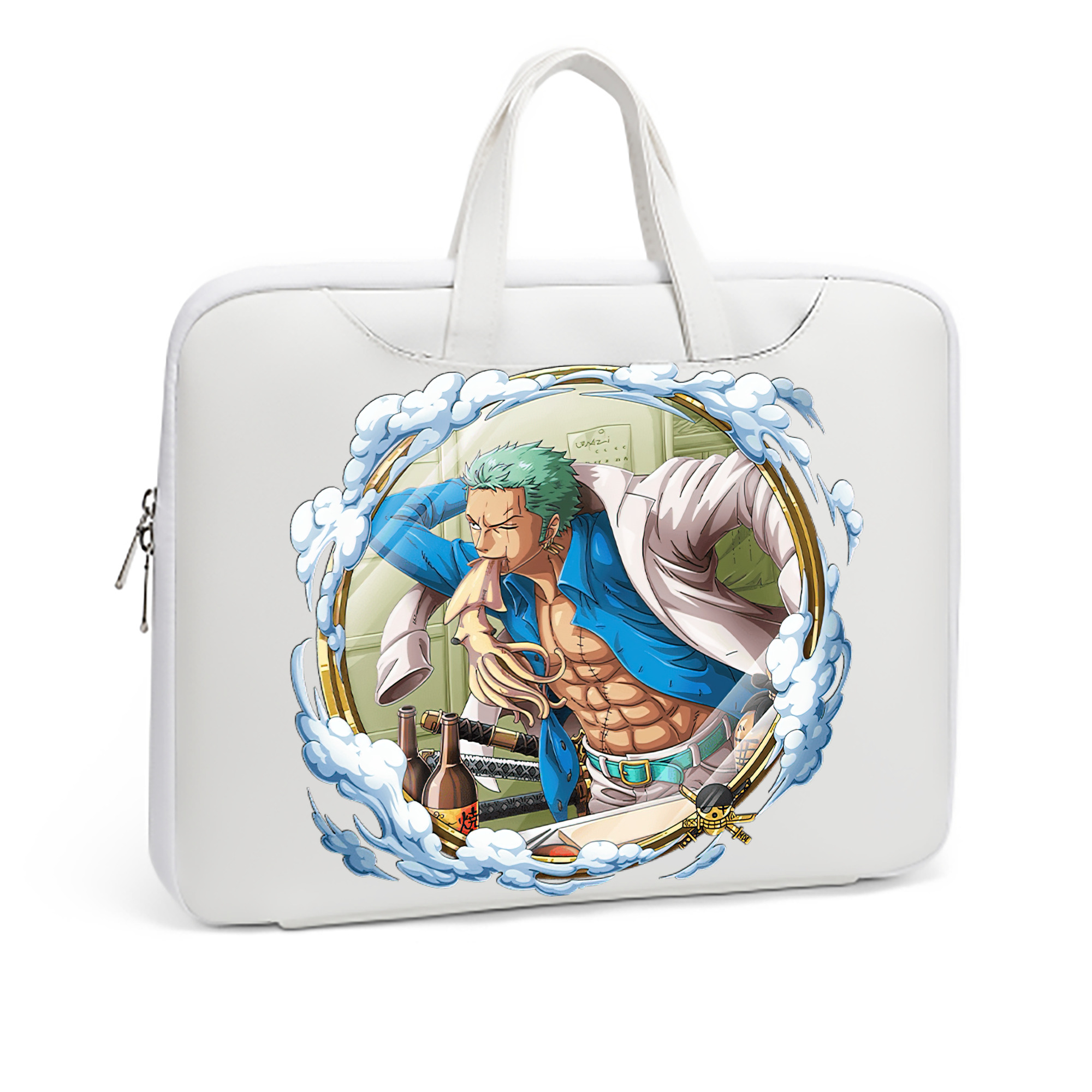ワンピース ロロノア・ゾロ ONE PIECE Roronoa Zoro レザーラップトップバッグ　ノートパソコンケース