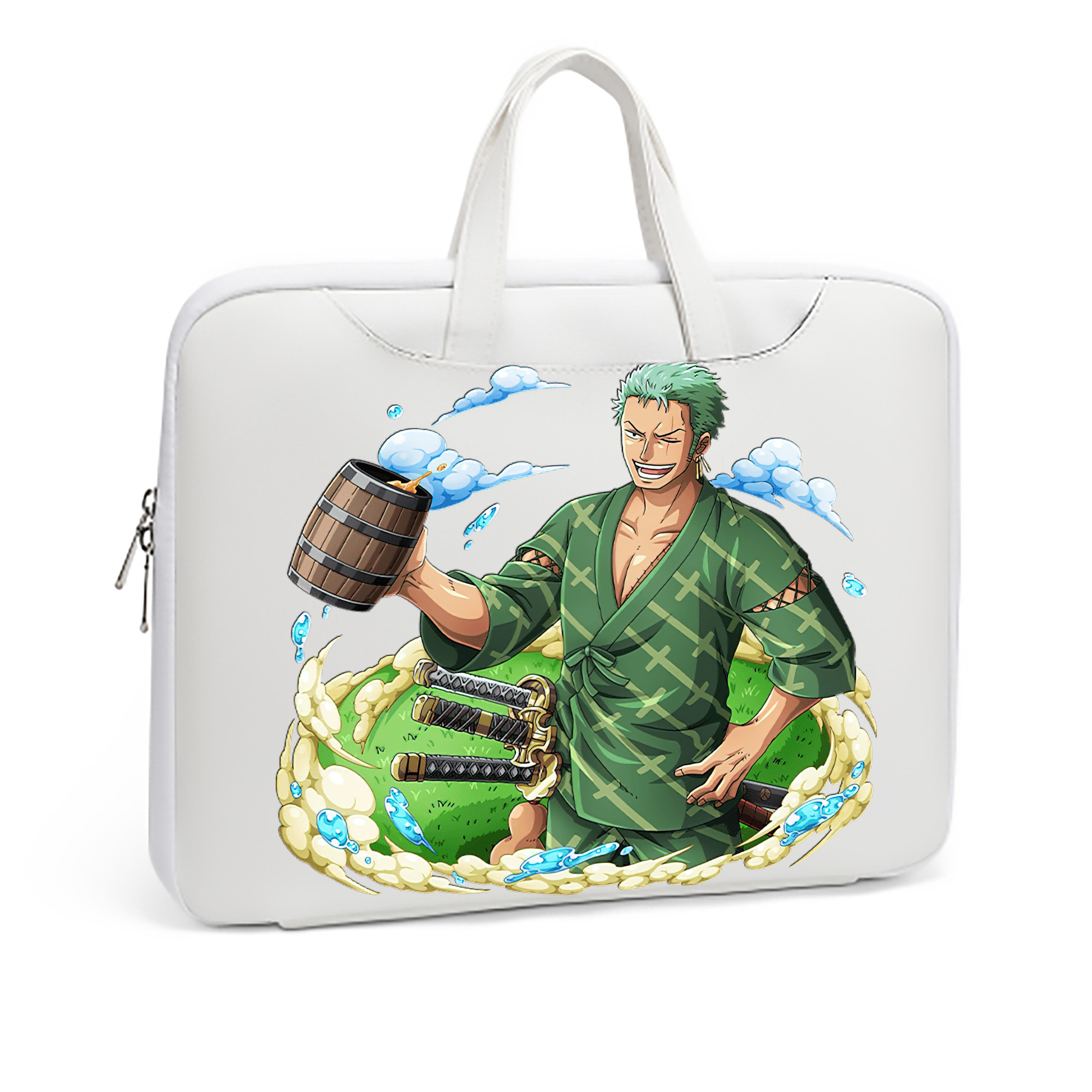ワンピース ロロノア・ゾロ ONE PIECE Roronoa Zoro レザーラップトップバッグ　ノートパソコンケース