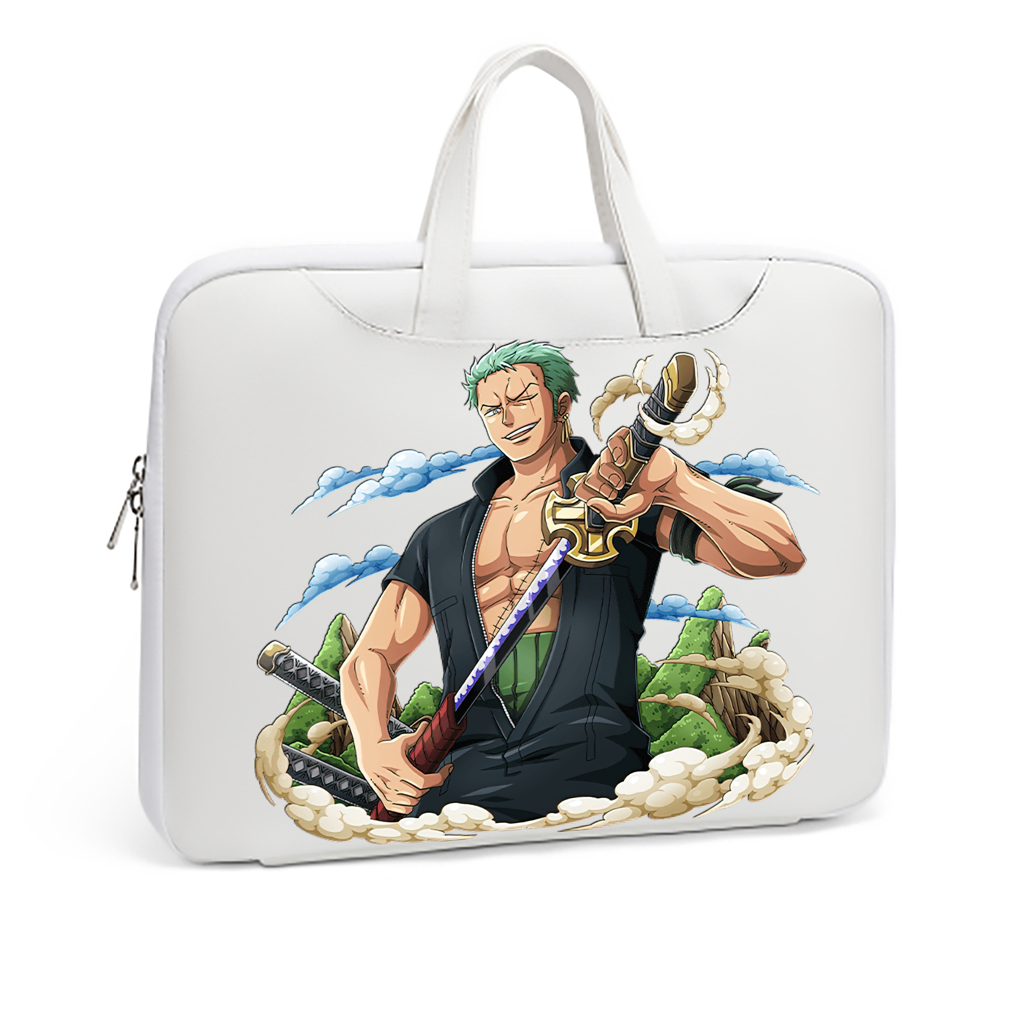 ワンピース ロロノア・ゾロ ONE PIECE Roronoa Zoro レザーラップトップバッグ　ノートパソコンケース