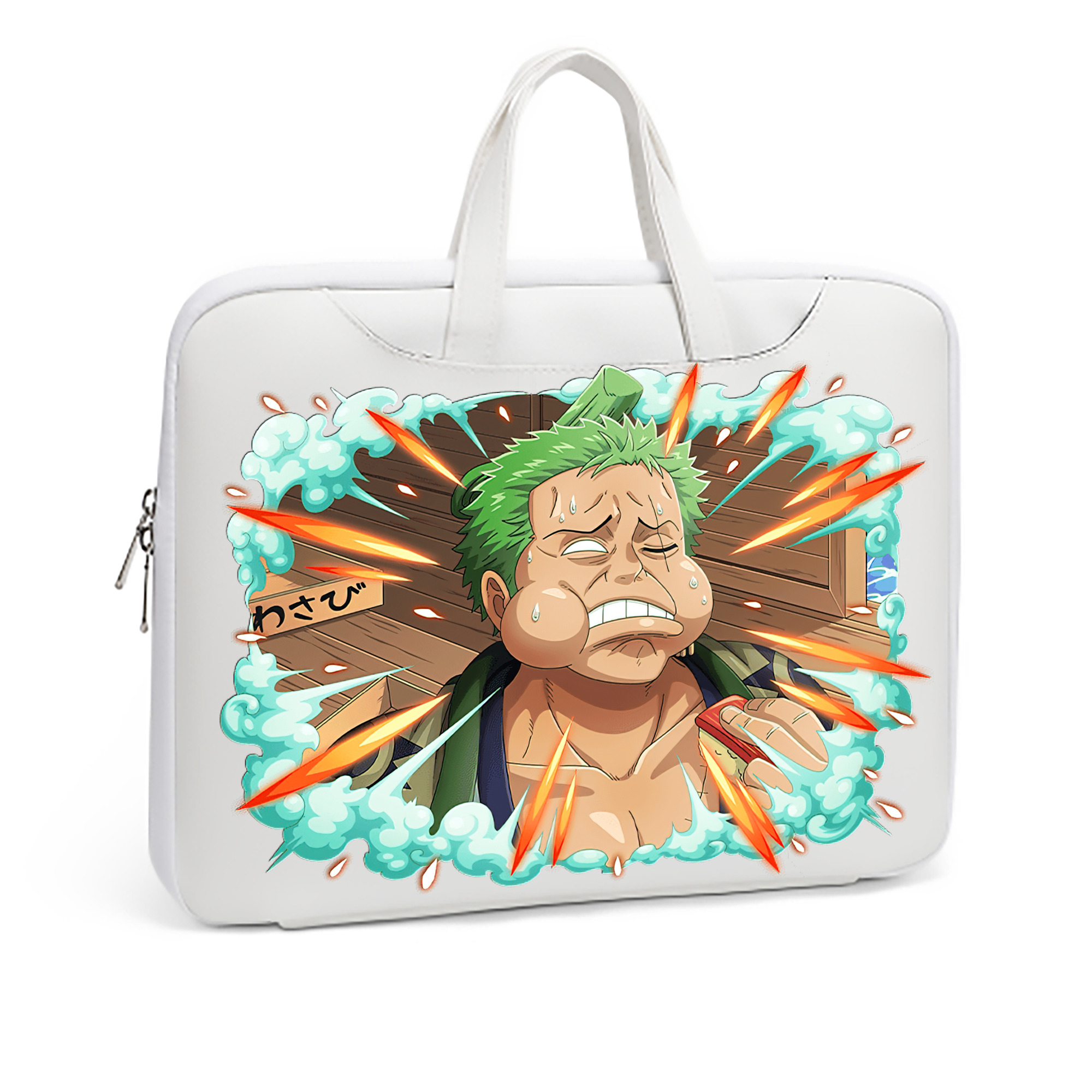 ワンピース ロロノア・ゾロ ONE PIECE Roronoa Zoro レザーラップトップバッグ　ノートパソコンケース