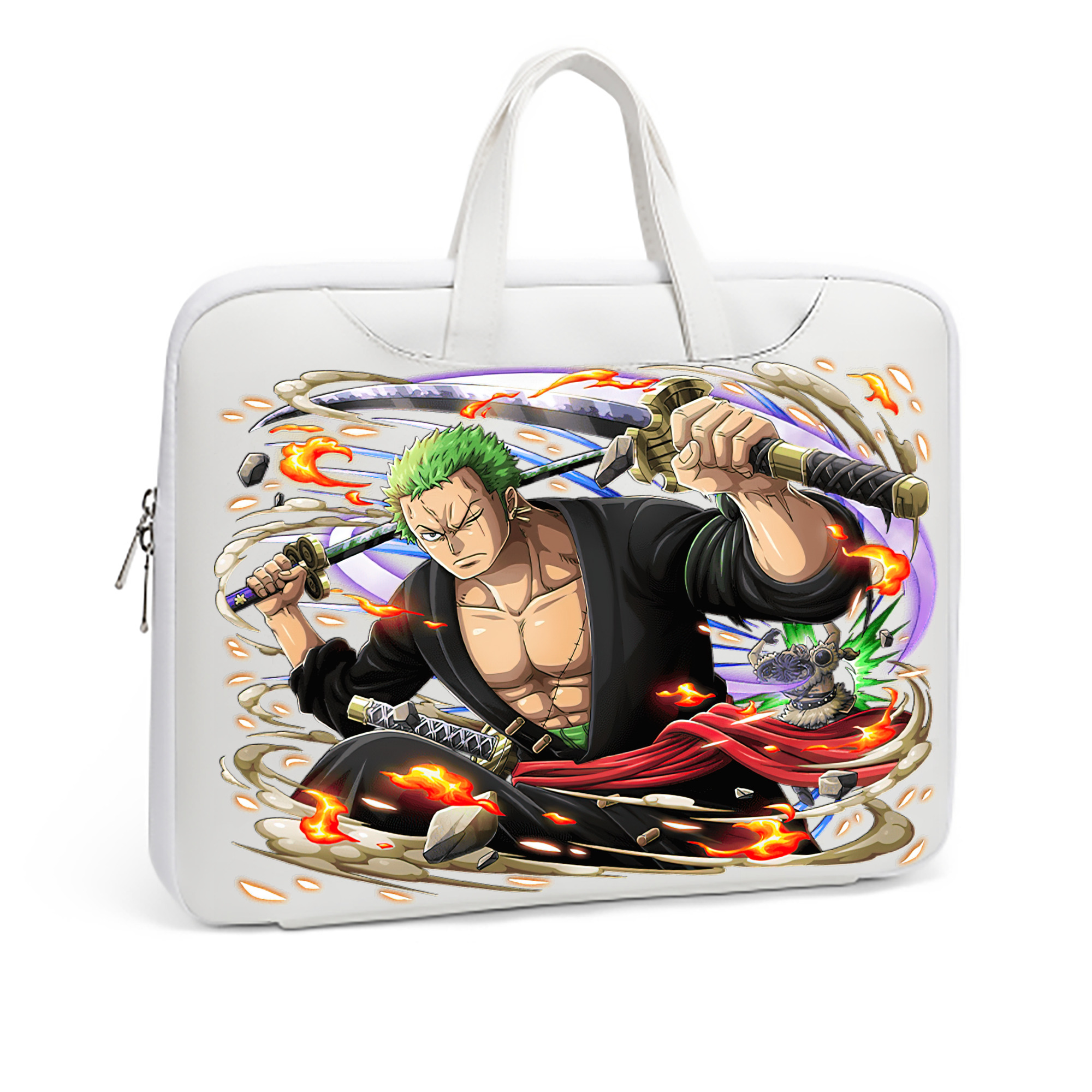 ワンピース ロロノア・ゾロ ONE PIECE Roronoa Zoro レザーラップトップバッグ　ノートパソコンケース