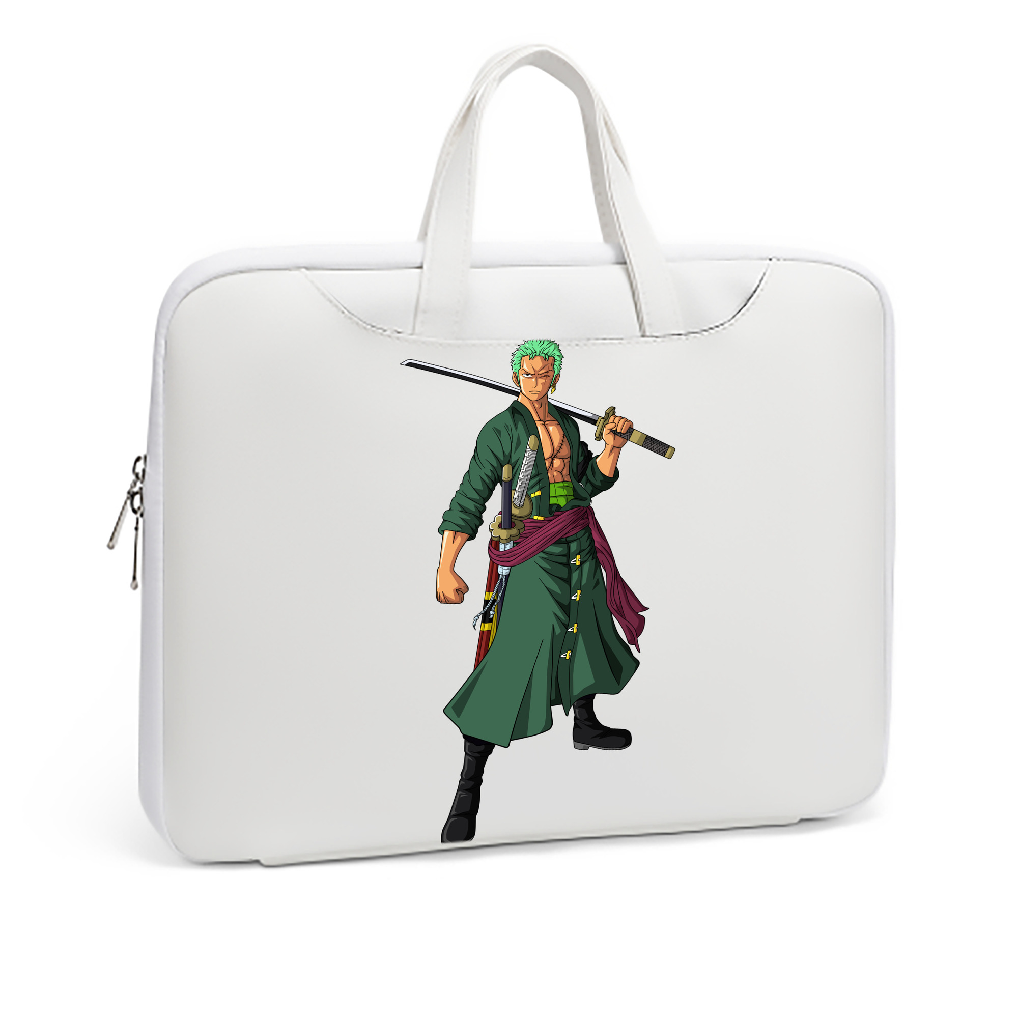 ワンピース ロロノア・ゾロ ONE PIECE Roronoa Zoro レザーラップトップバッグ　ノートパソコンケース