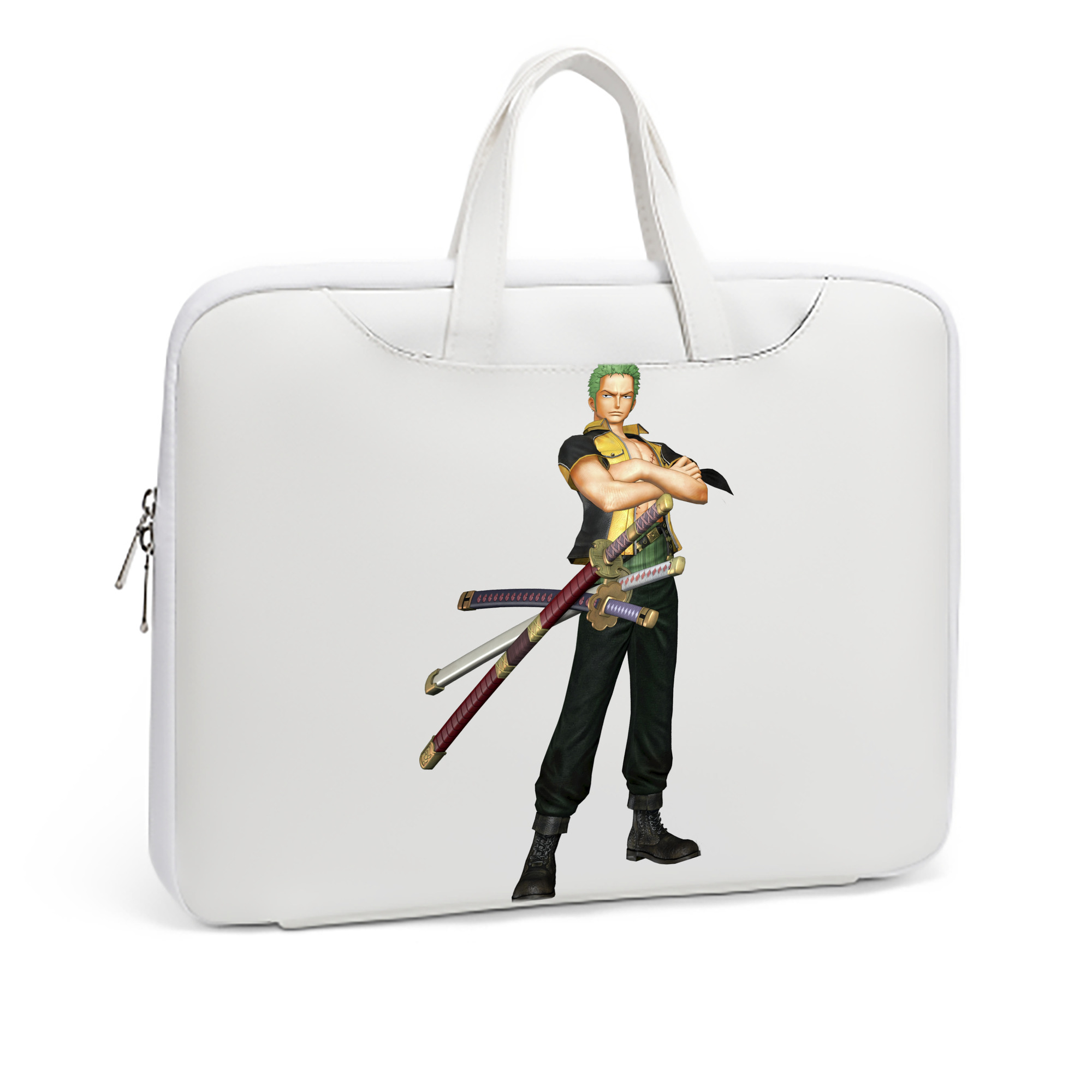 ワンピース ロロノア・ゾロ ONE PIECE Roronoa Zoro レザーラップトップバッグ　ノートパソコンケース