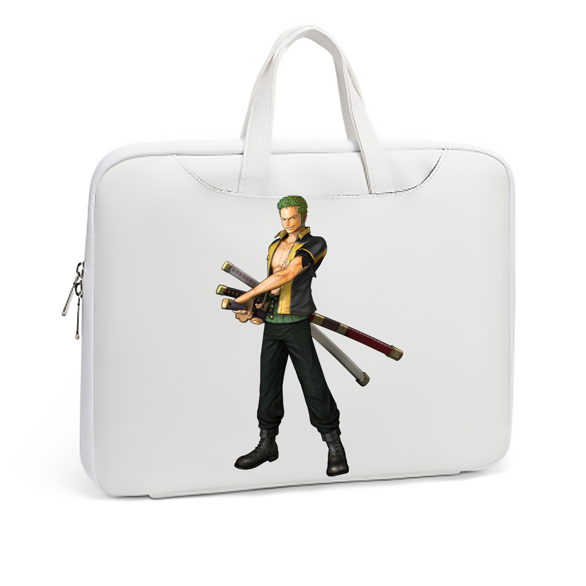 ワンピース ロロノア・ゾロ ONE PIECE Roronoa Zoro レザーラップトップバッグ　ノートパソコンケース