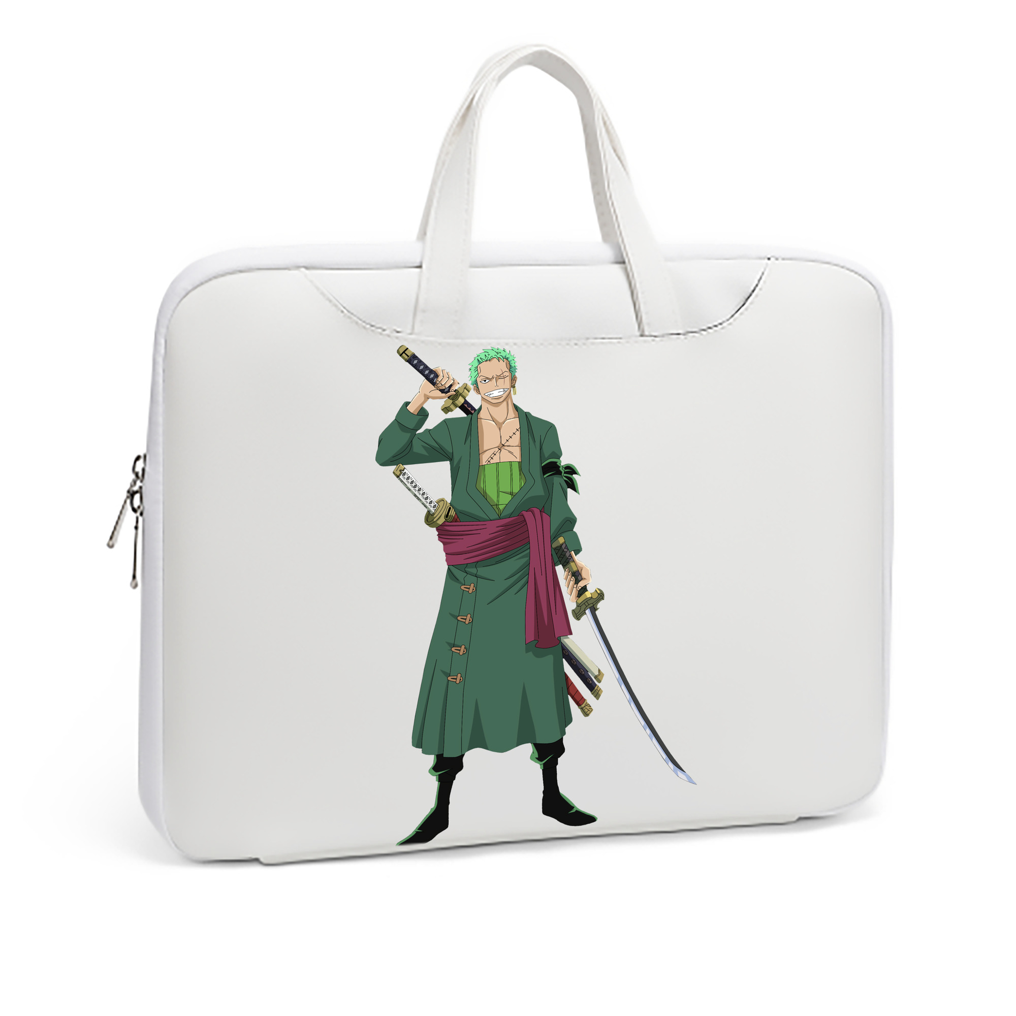 ワンピース ロロノア・ゾロ ONE PIECE Roronoa Zoro レザーラップトップバッグ　ノートパソコンケース
