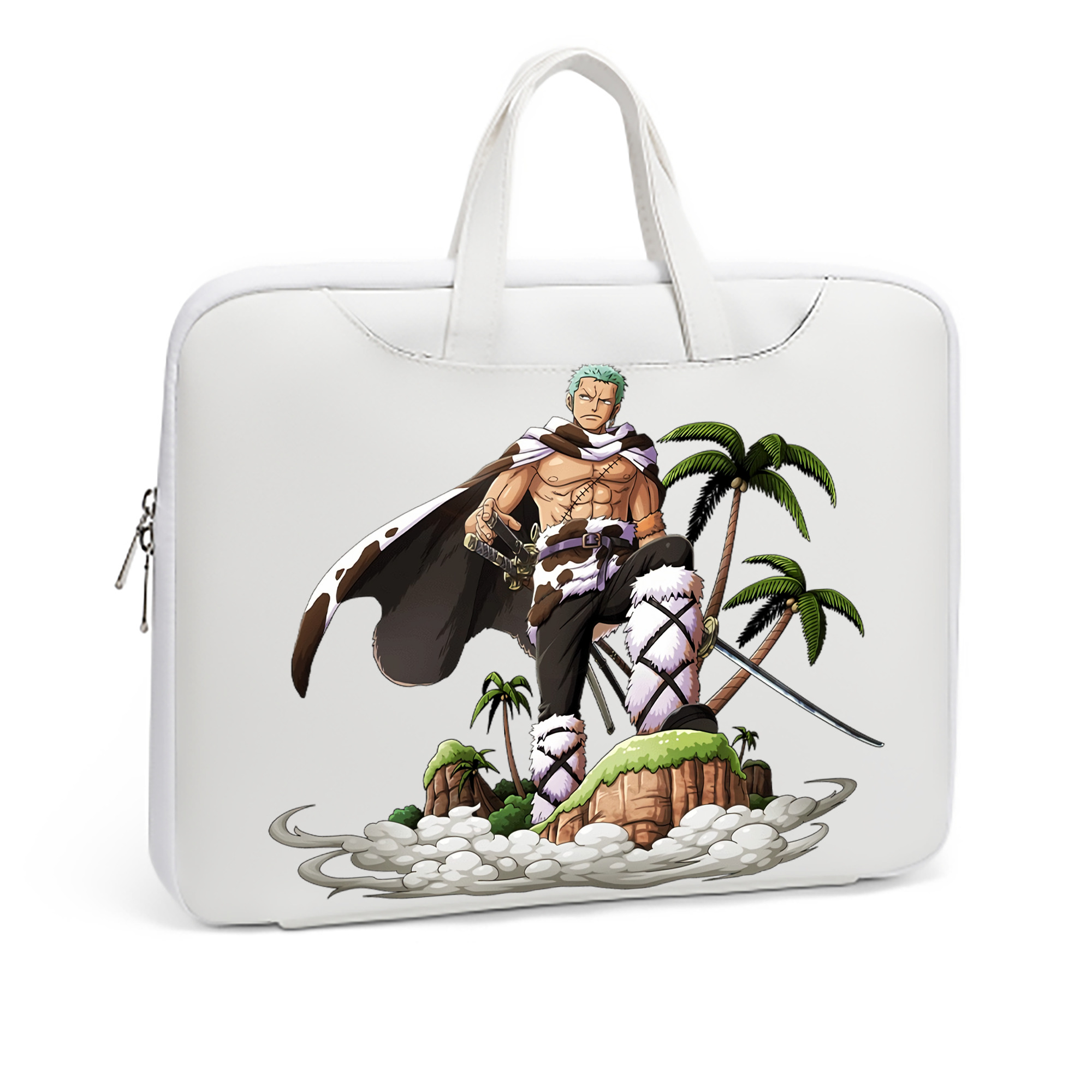 ワンピース ロロノア・ゾロ ONE PIECE Roronoa Zoro レザーラップトップバッグ　ノートパソコンケース