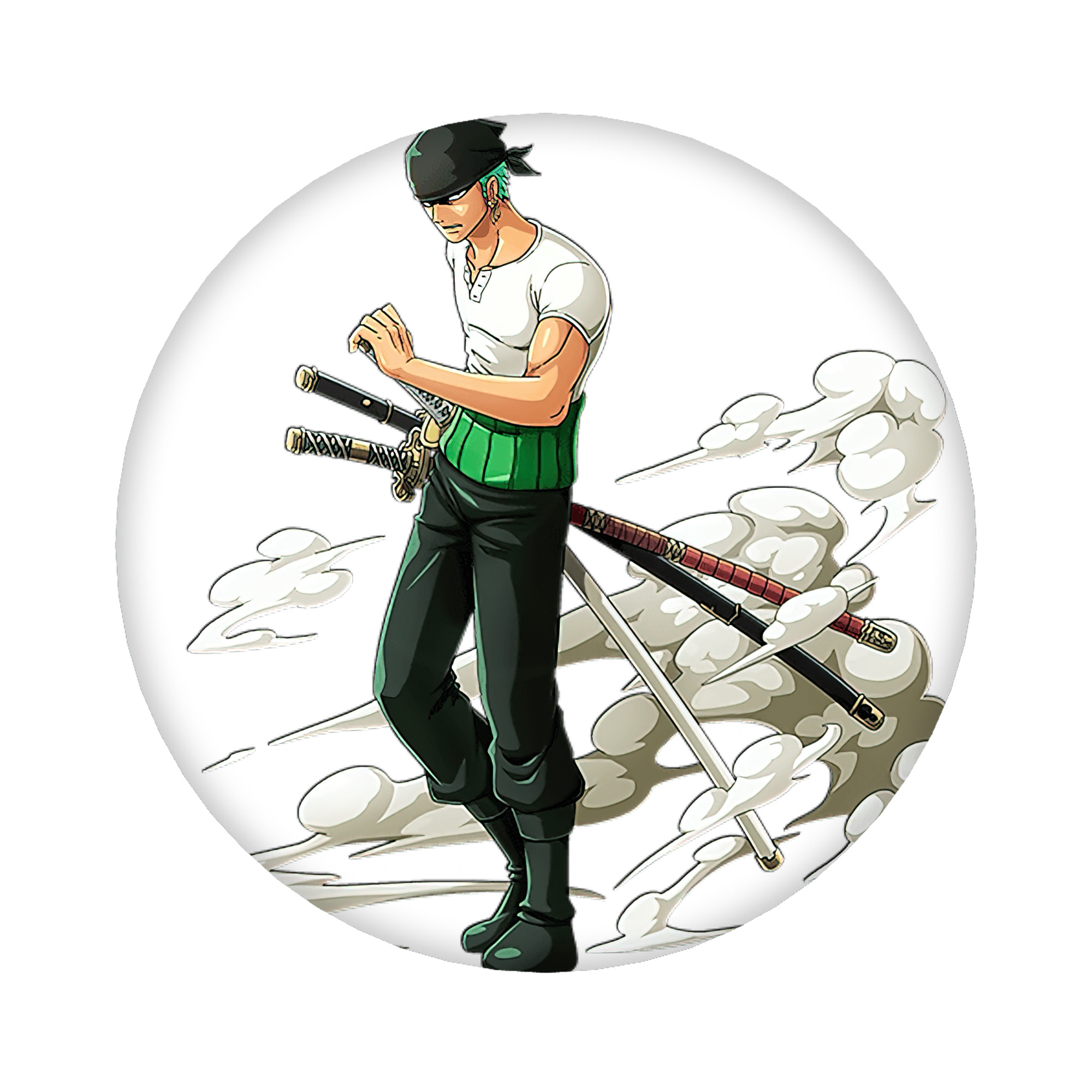 （画像用） ワンピース ロロノア・ゾロ ONE PIECE Roronoa Zoro 6cm 缶バッジ 複数セット