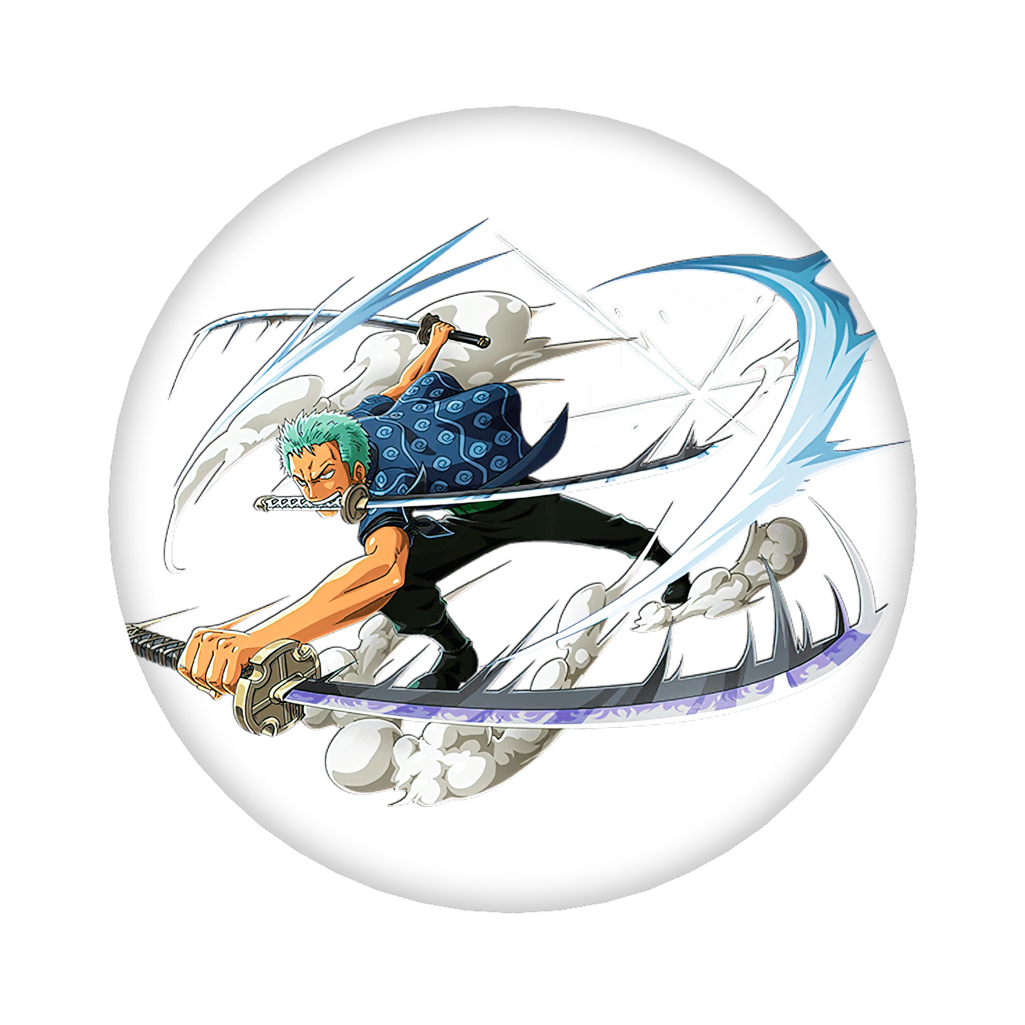 （画像用） ワンピース ロロノア・ゾロ ONE PIECE Roronoa Zoro 6cm 缶バッジ 複数セット