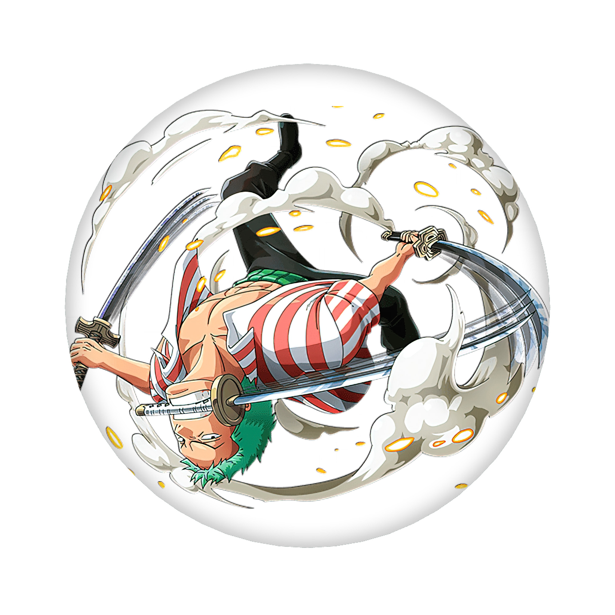 （画像用） ワンピース ロロノア・ゾロ ONE PIECE Roronoa Zoro 6cm 缶バッジ 複数セット