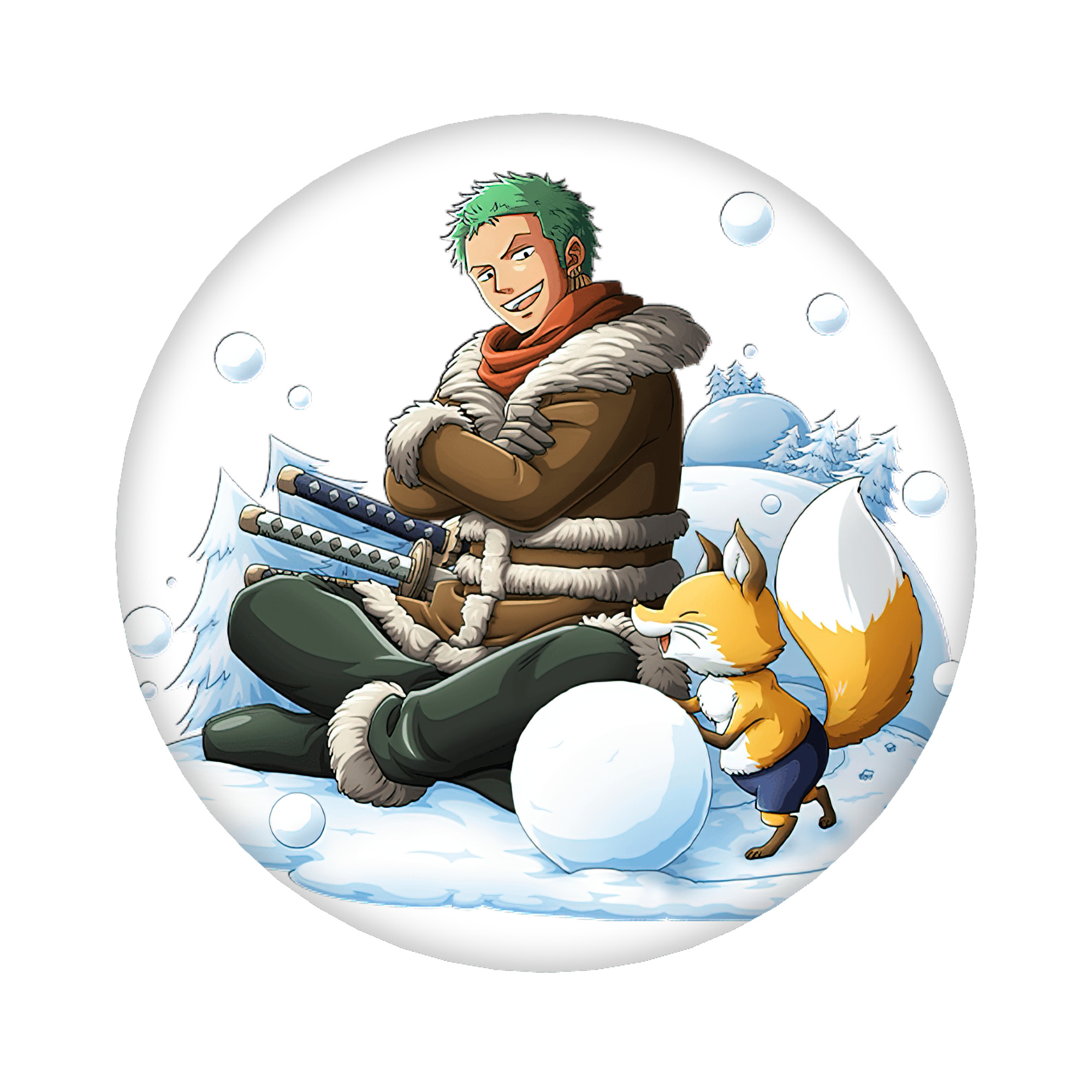 （画像用） ワンピース ロロノア・ゾロ ONE PIECE Roronoa Zoro 6cm 缶バッジ 複数セット