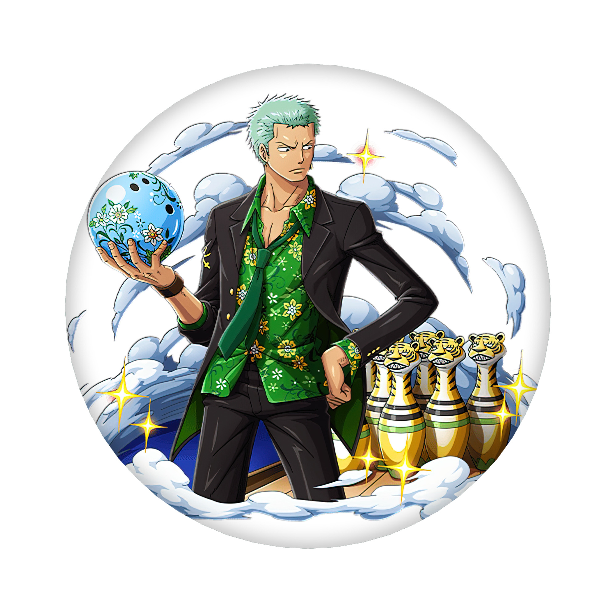 （画像用） ワンピース ロロノア・ゾロ ONE PIECE Roronoa Zoro 6cm 缶バッジ 複数セット