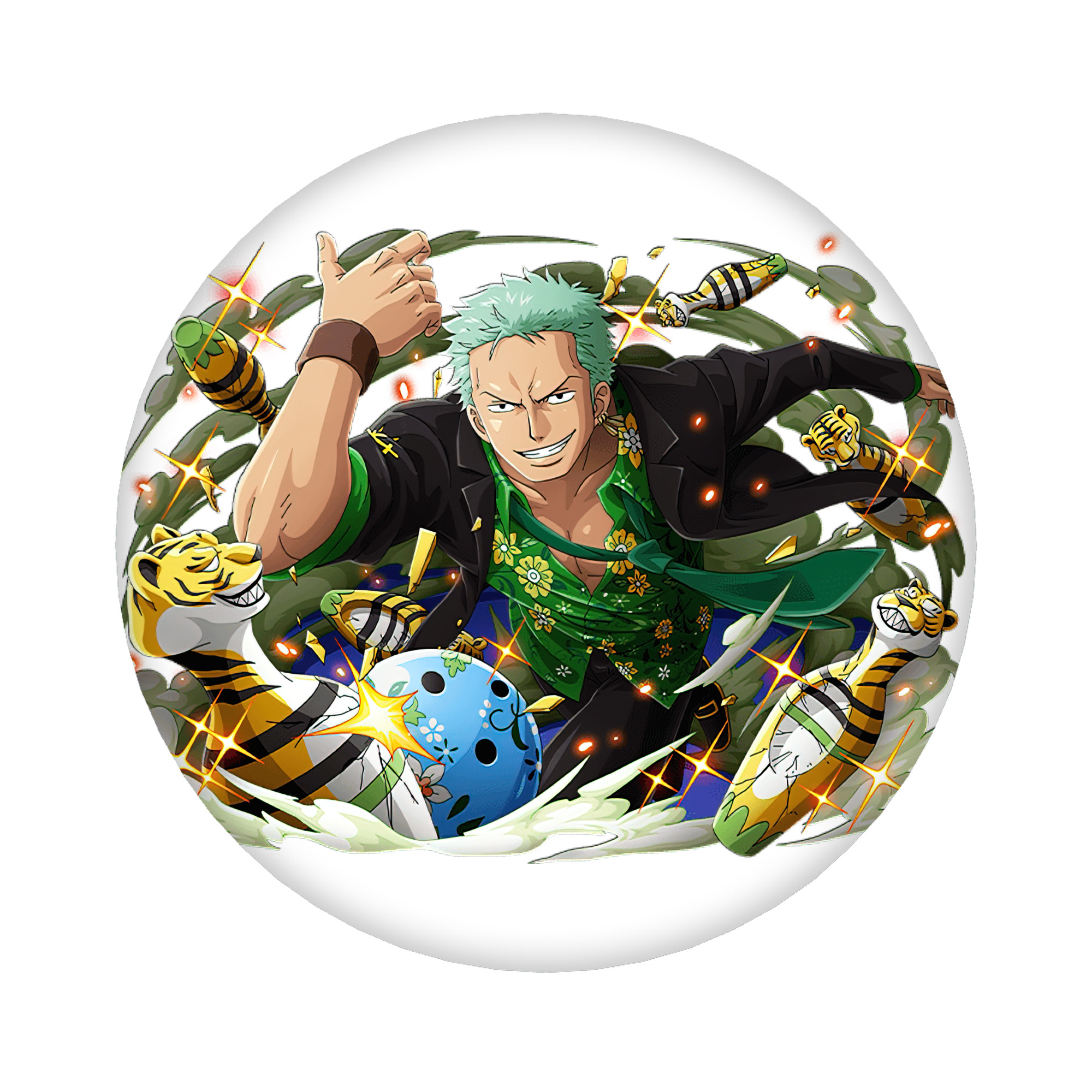 （画像用） ワンピース ロロノア・ゾロ ONE PIECE Roronoa Zoro 6cm 缶バッジ 複数セット