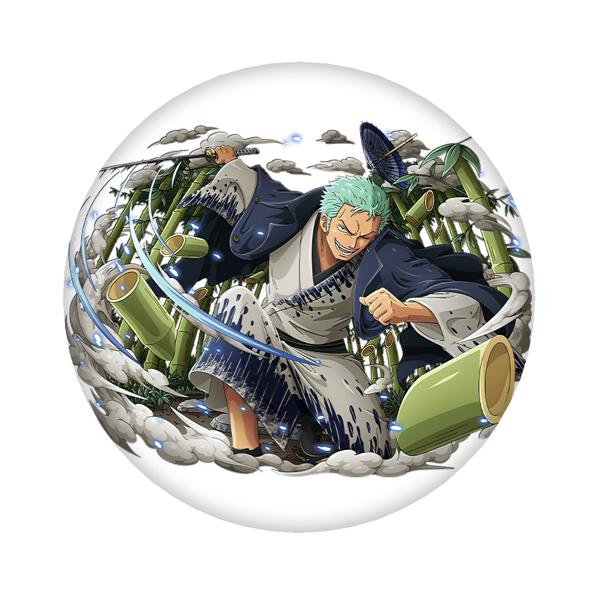 （画像用） ワンピース ロロノア・ゾロ ONE PIECE Roronoa Zoro 6cm 缶バッジ 複数セット