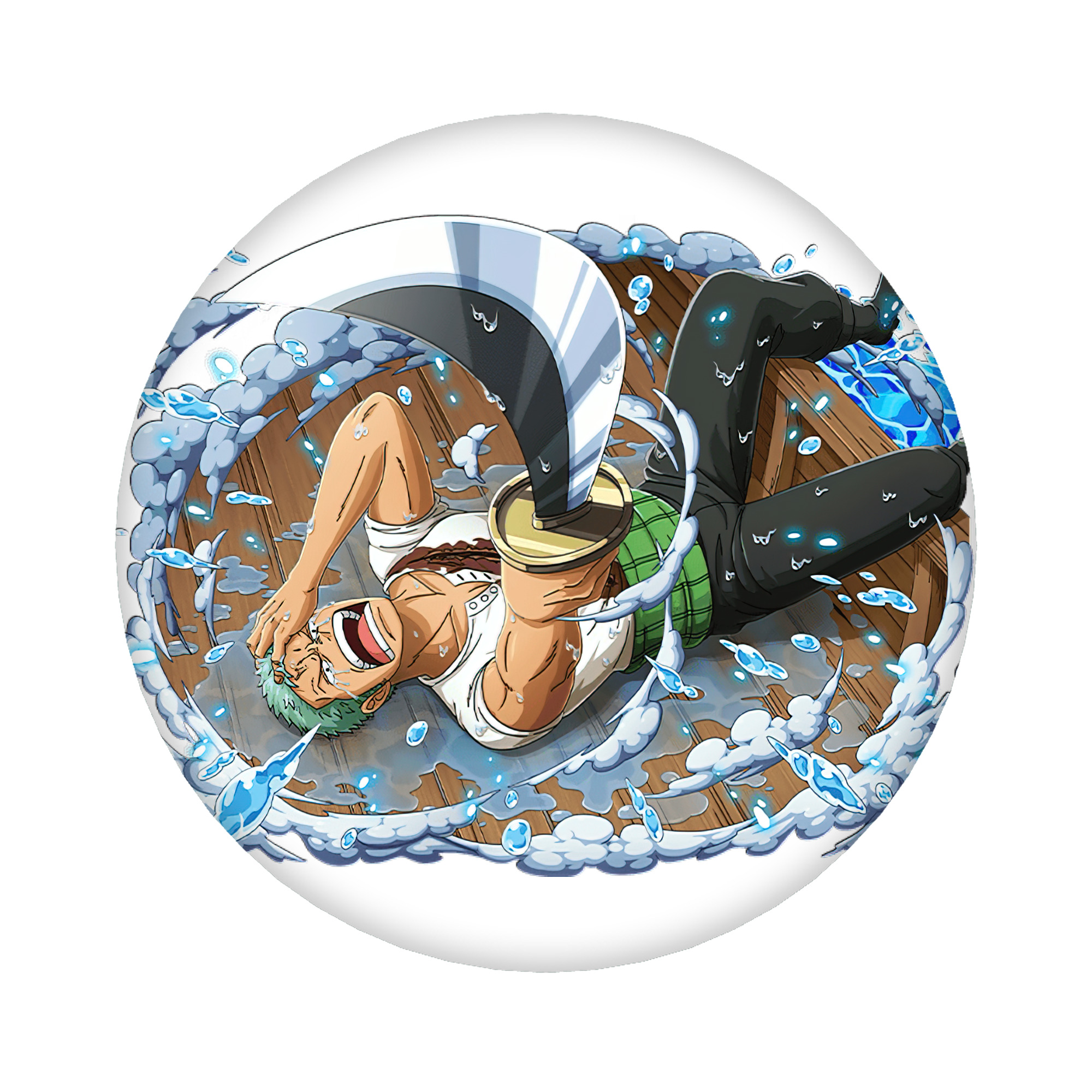 （画像用） ワンピース ロロノア・ゾロ ONE PIECE Roronoa Zoro 6cm 缶バッジ 複数セット