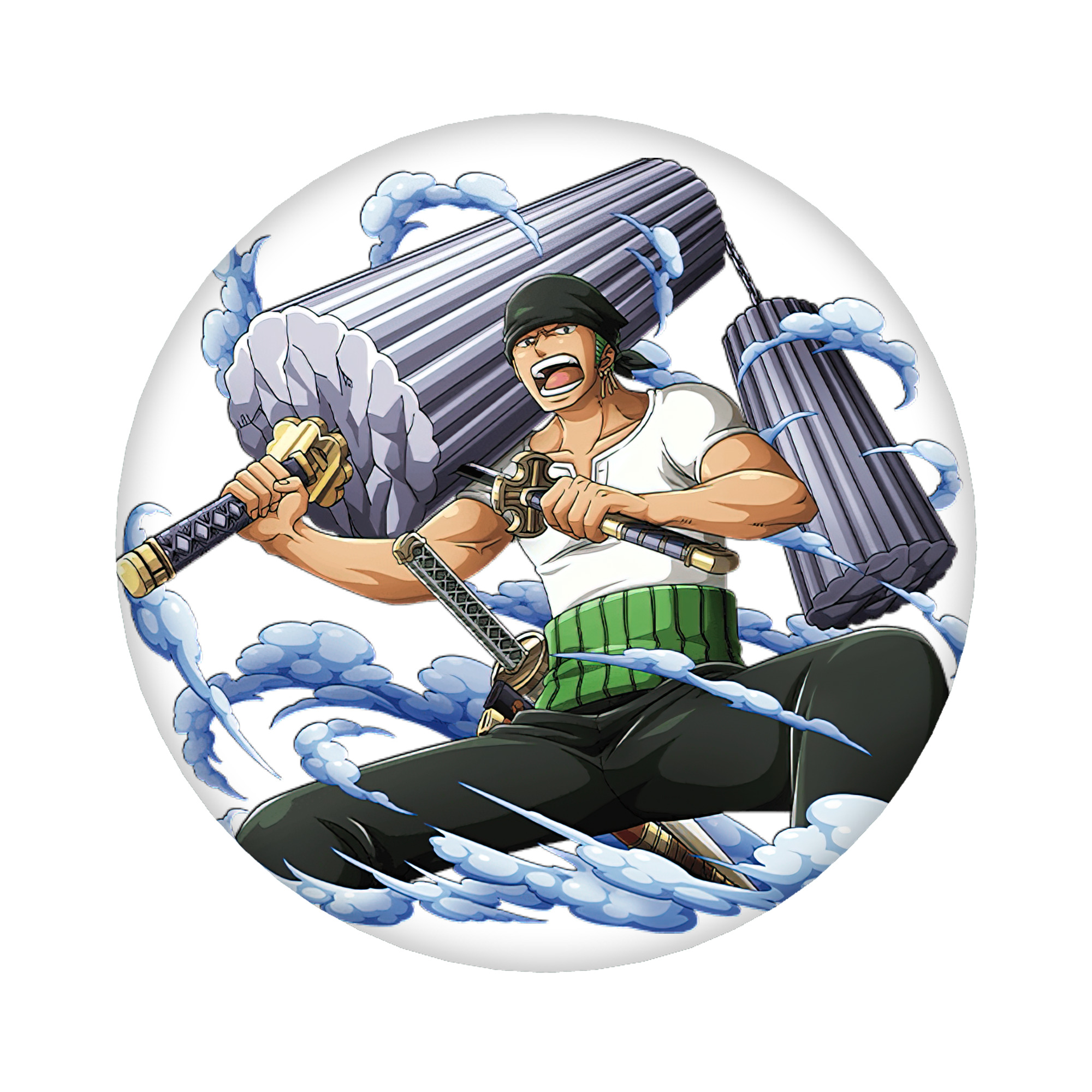 （画像用） ワンピース ロロノア・ゾロ ONE PIECE Roronoa Zoro 6cm 缶バッジ 複数セット
