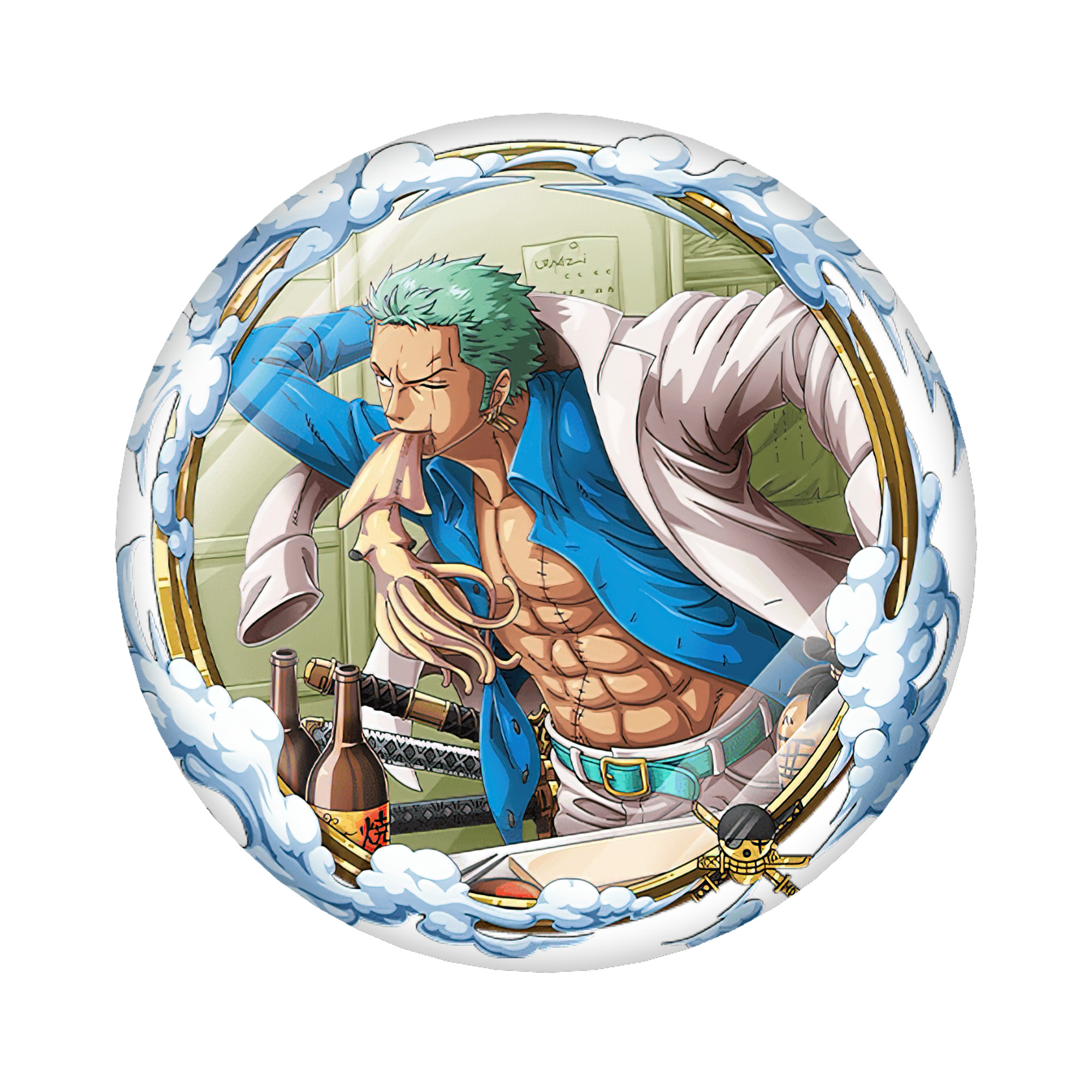 （画像用） ワンピース ロロノア・ゾロ ONE PIECE Roronoa Zoro 6cm 缶バッジ 複数セット