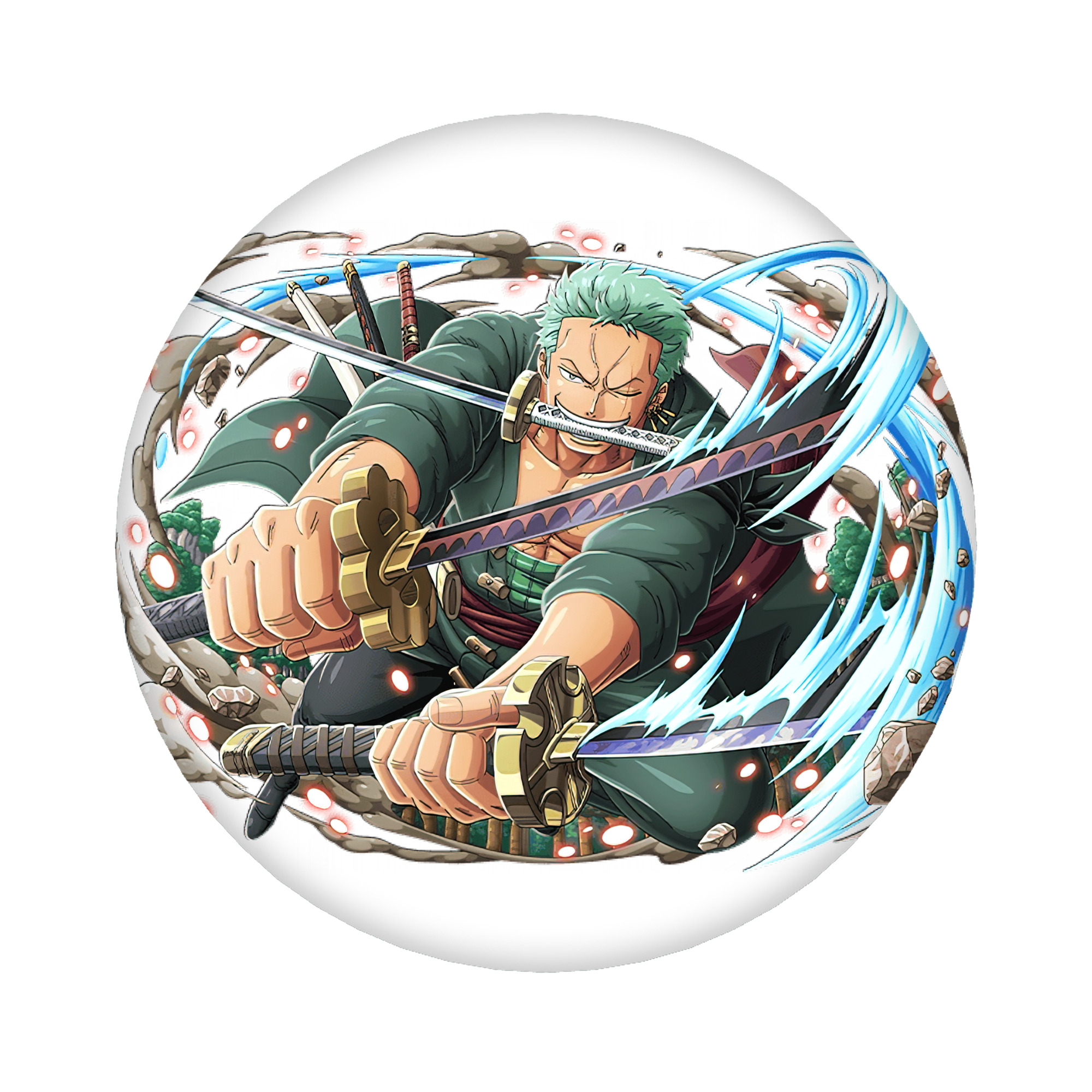（画像用） ワンピース ロロノア・ゾロ ONE PIECE Roronoa Zoro 6cm 缶バッジ 複数セット