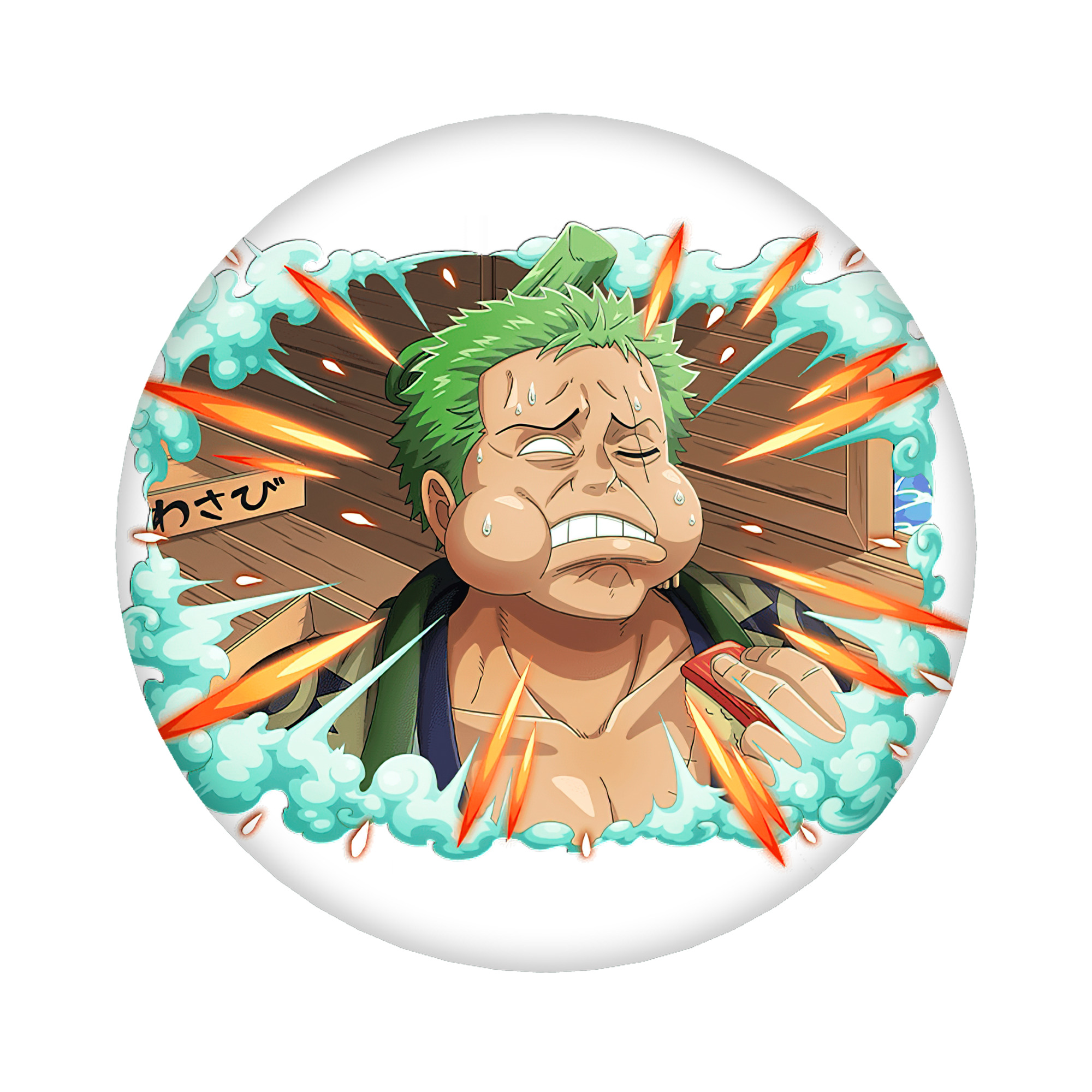 （画像用） ワンピース ロロノア・ゾロ ONE PIECE Roronoa Zoro 6cm 缶バッジ 複数セット