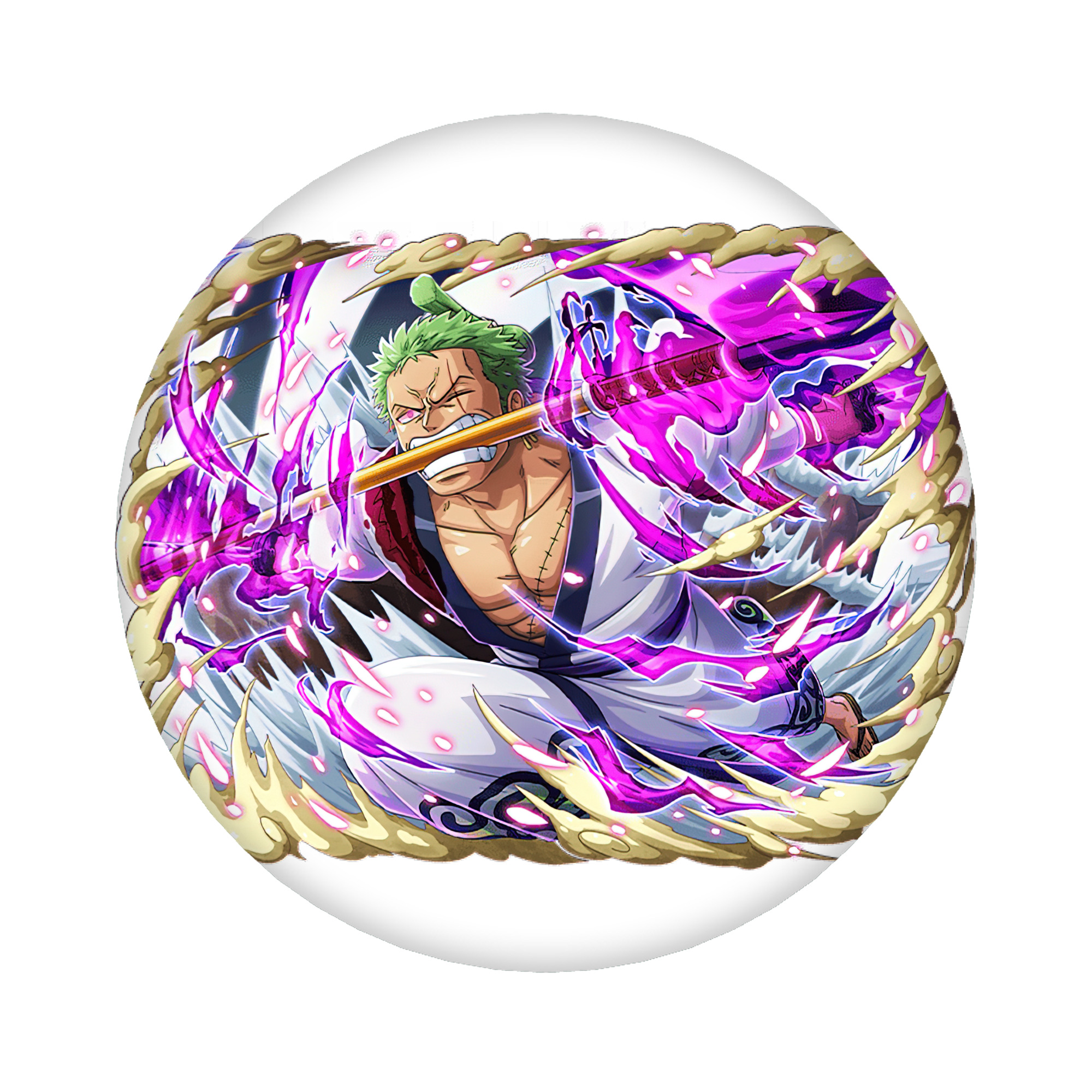 （画像用） ワンピース ロロノア・ゾロ ONE PIECE Roronoa Zoro 6cm 缶バッジ 複数セット