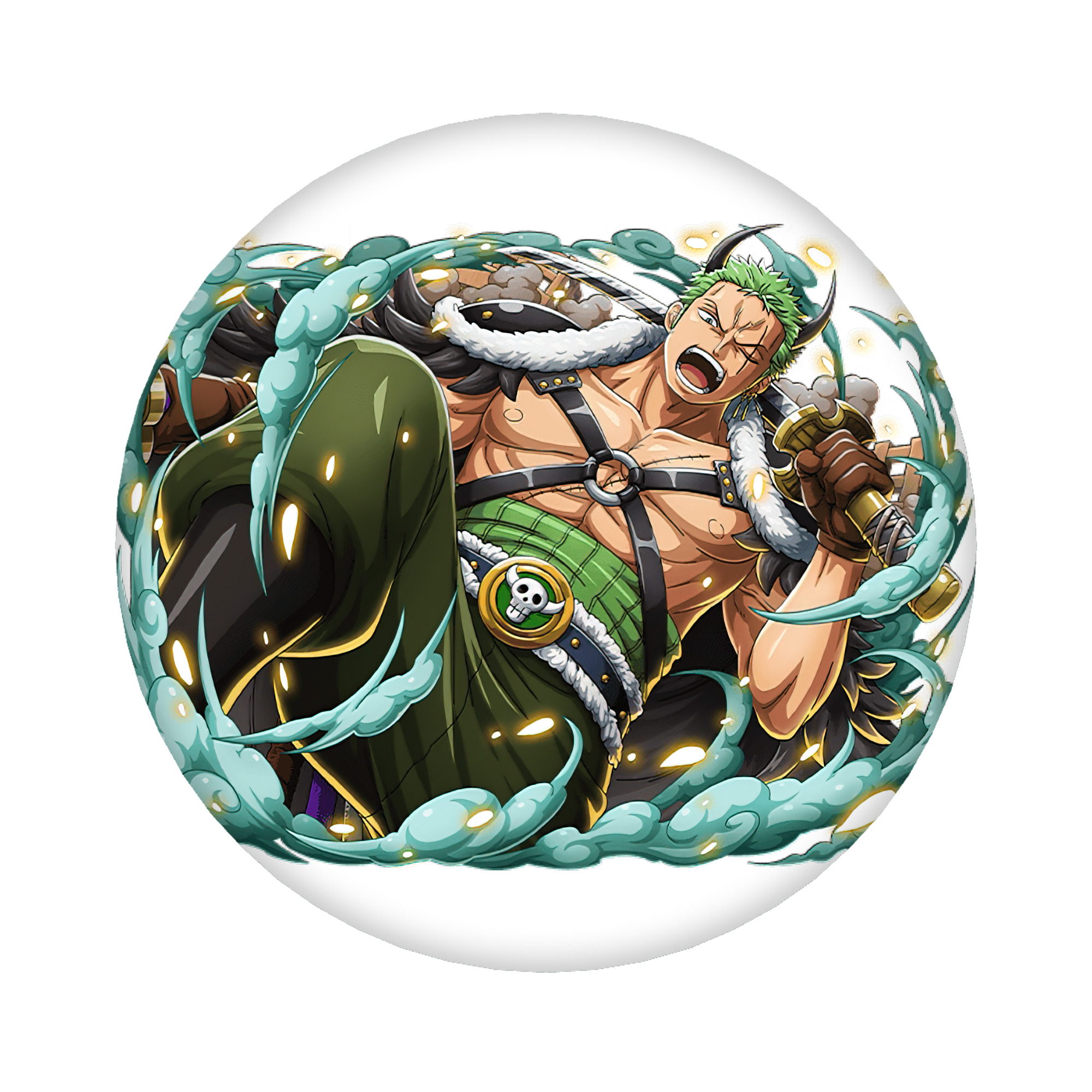 （画像用） ワンピース ロロノア・ゾロ ONE PIECE Roronoa Zoro 6cm 缶バッジ 複数セット