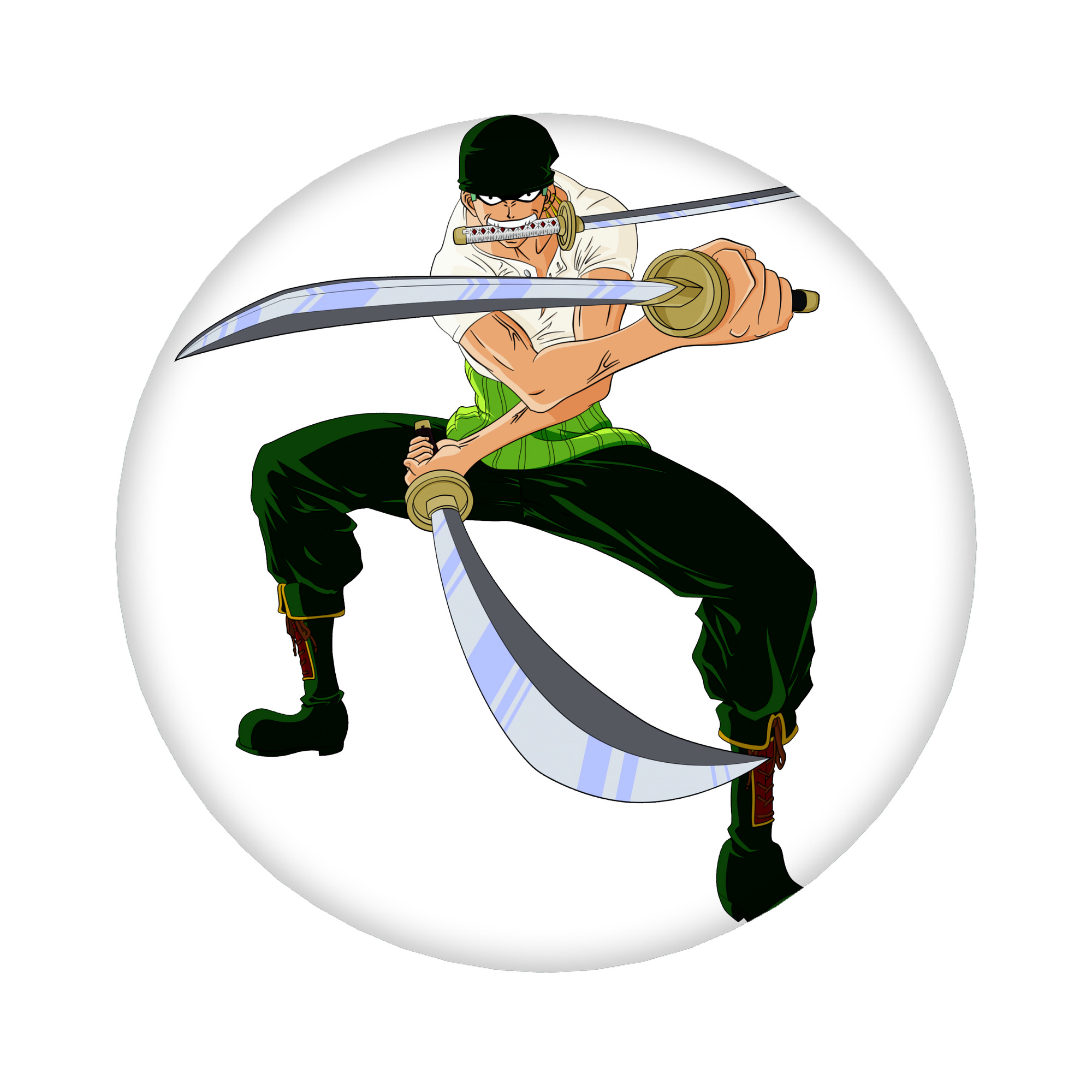 （画像用） ワンピース ロロノア・ゾロ ONE PIECE Roronoa Zoro 6cm 缶バッジ 複数セット
