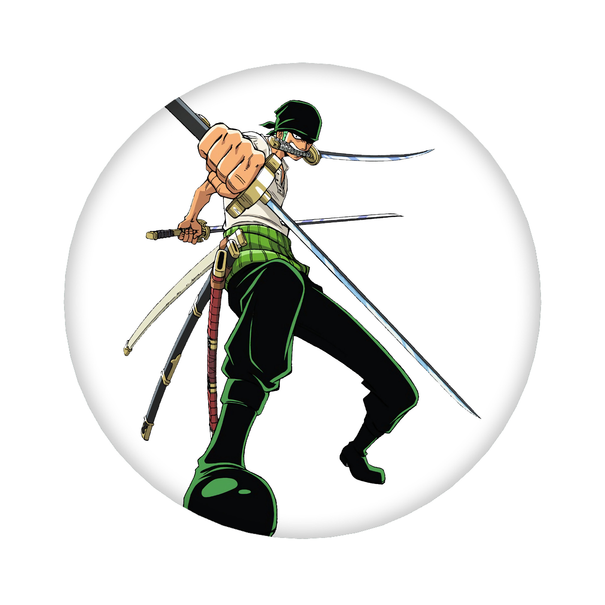 （画像用） ワンピース ロロノア・ゾロ ONE PIECE Roronoa Zoro 6cm 缶バッジ 複数セット