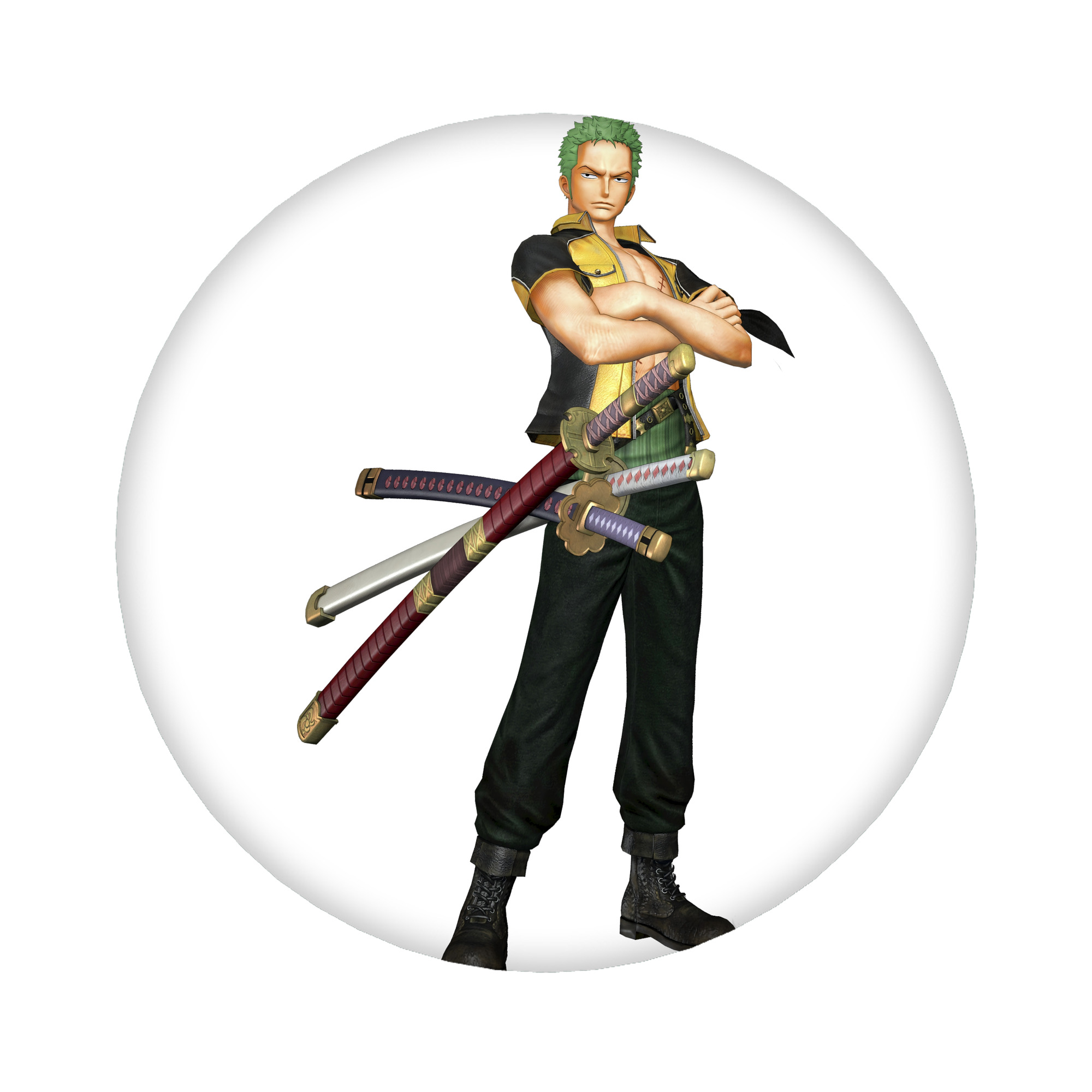 （画像用） ワンピース ロロノア・ゾロ ONE PIECE Roronoa Zoro 6cm 缶バッジ 複数セット