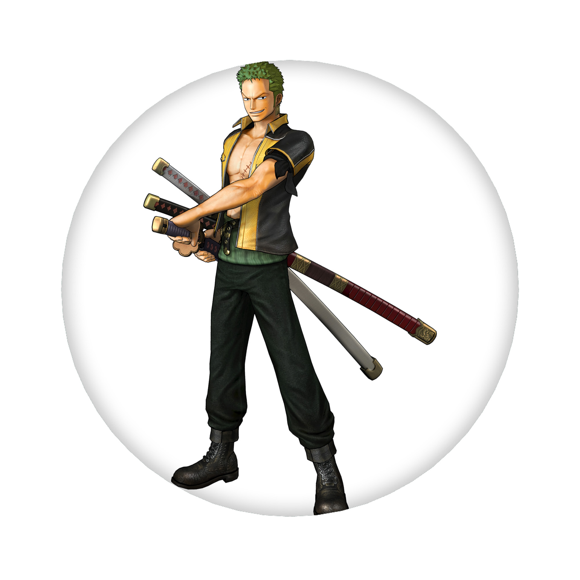 （画像用） ワンピース ロロノア・ゾロ ONE PIECE Roronoa Zoro 6cm 缶バッジ 複数セット