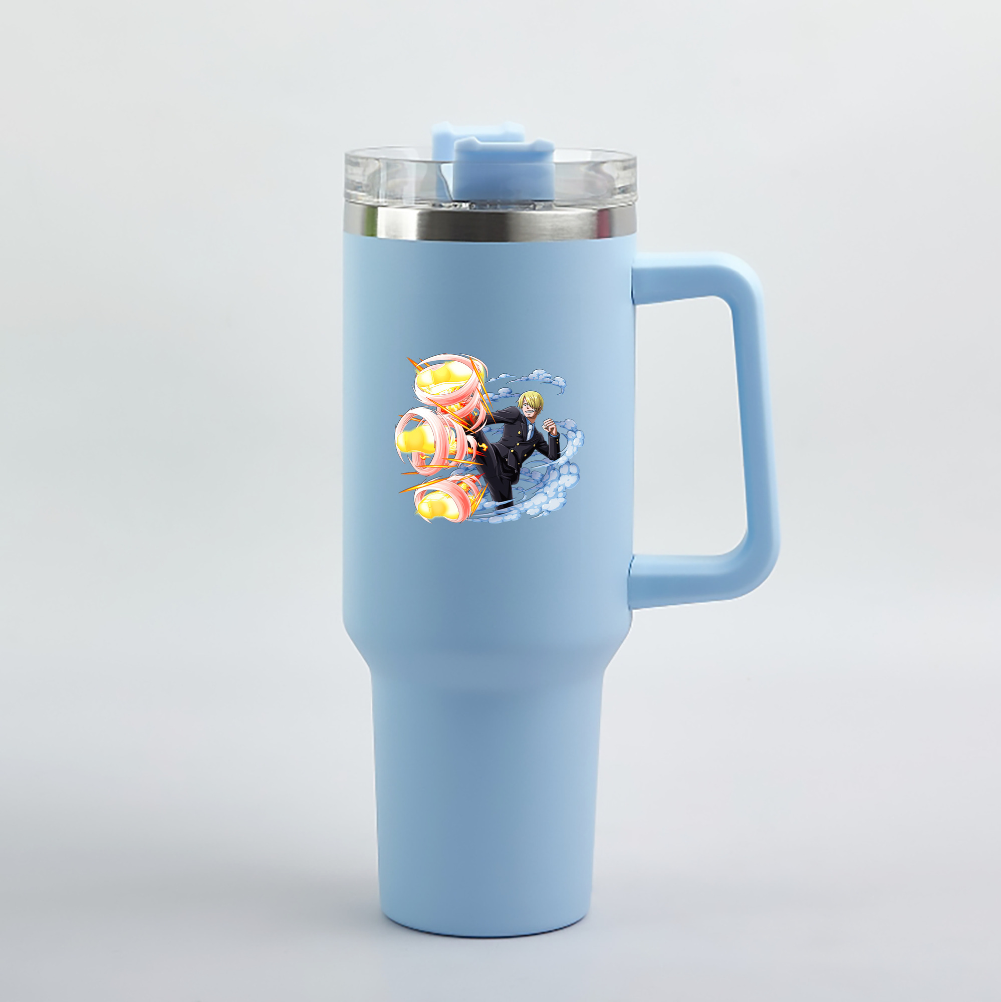 ワンピース サンジ ONE PIECE Sanji 1200mL車用タンブラー（カラープリント）