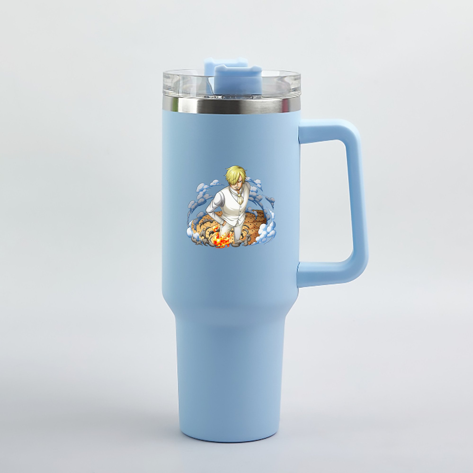ワンピース サンジ ONE PIECE Sanji 1200mL車用タンブラー（カラープリント）
