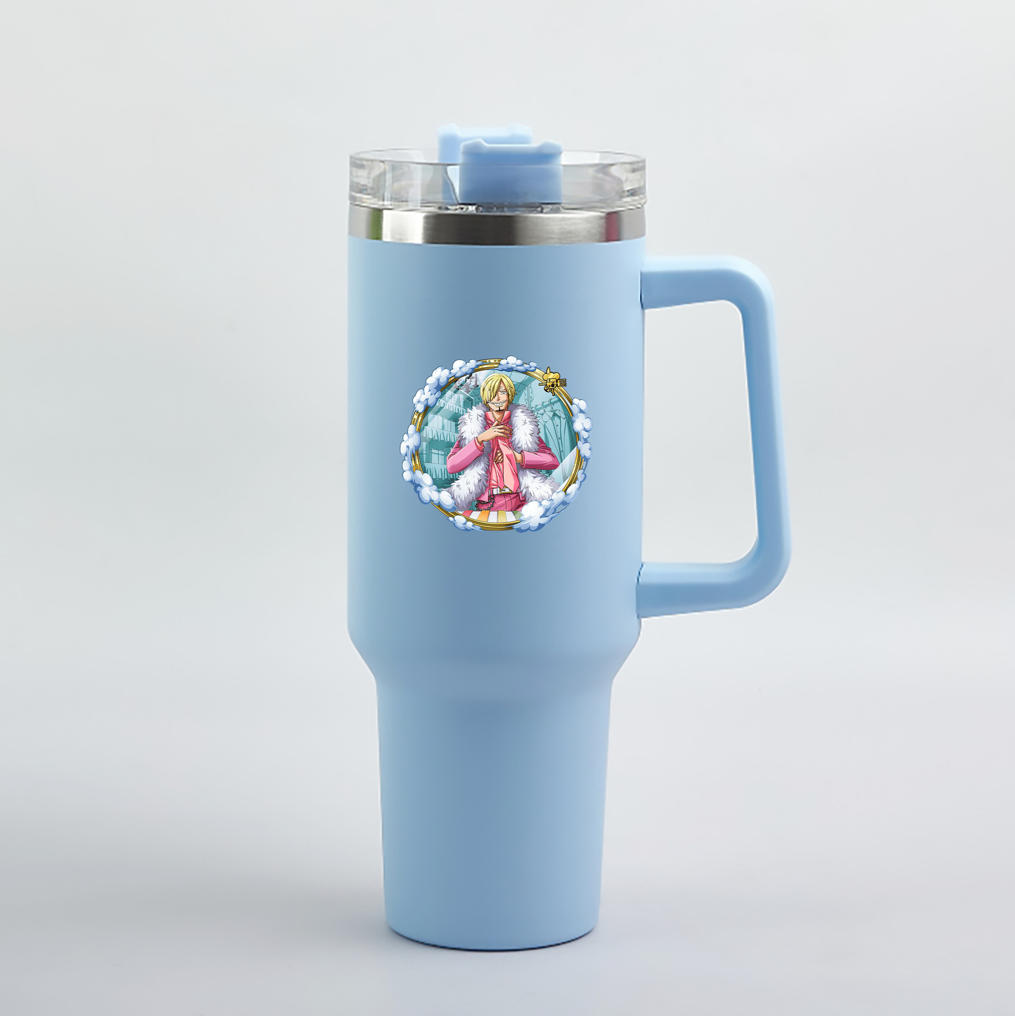 ワンピース サンジ ONE PIECE Sanji 1200mL車用タンブラー（カラープリント）