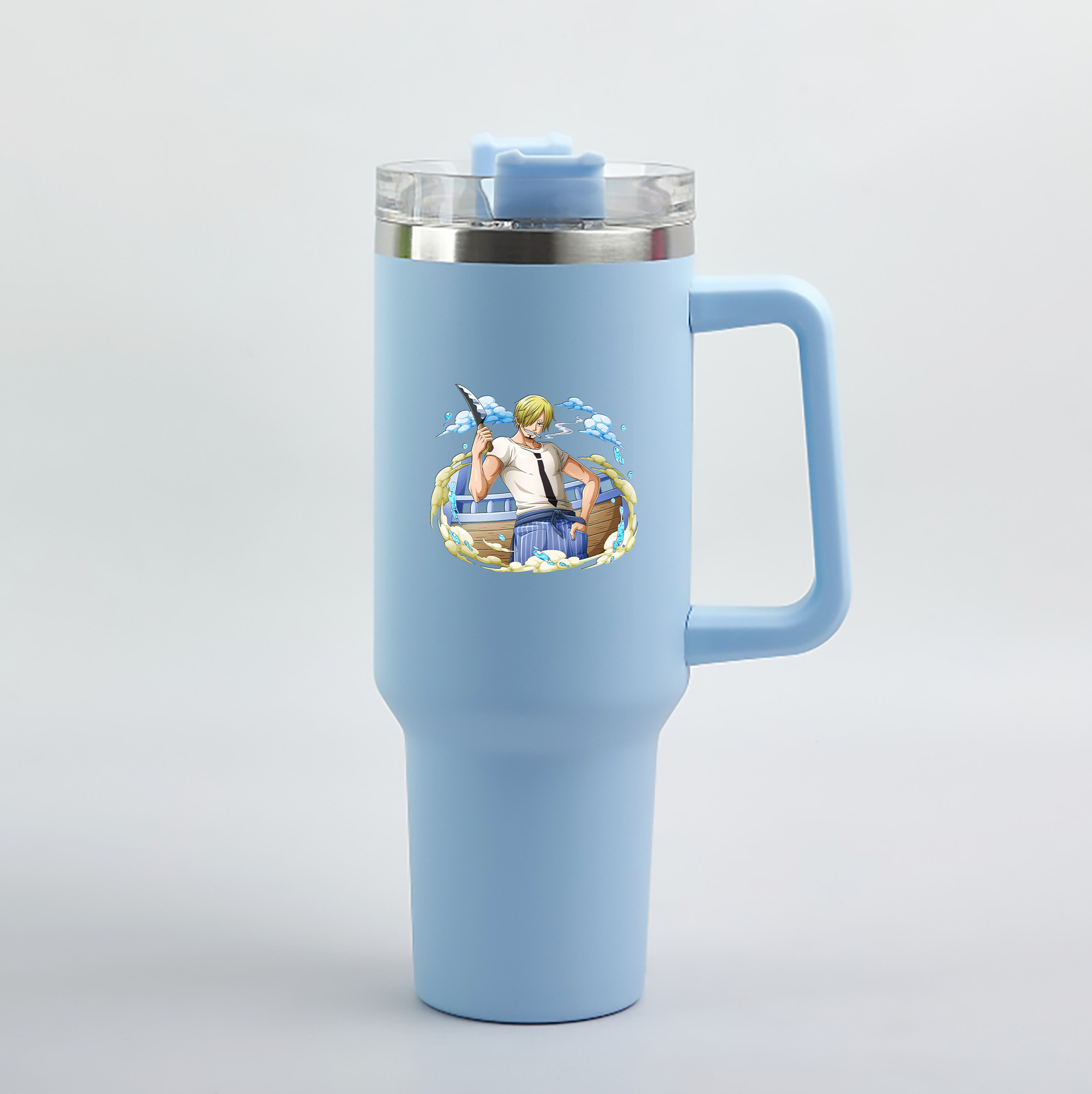 ワンピース サンジ ONE PIECE Sanji 1200mL車用タンブラー（カラープリント）
