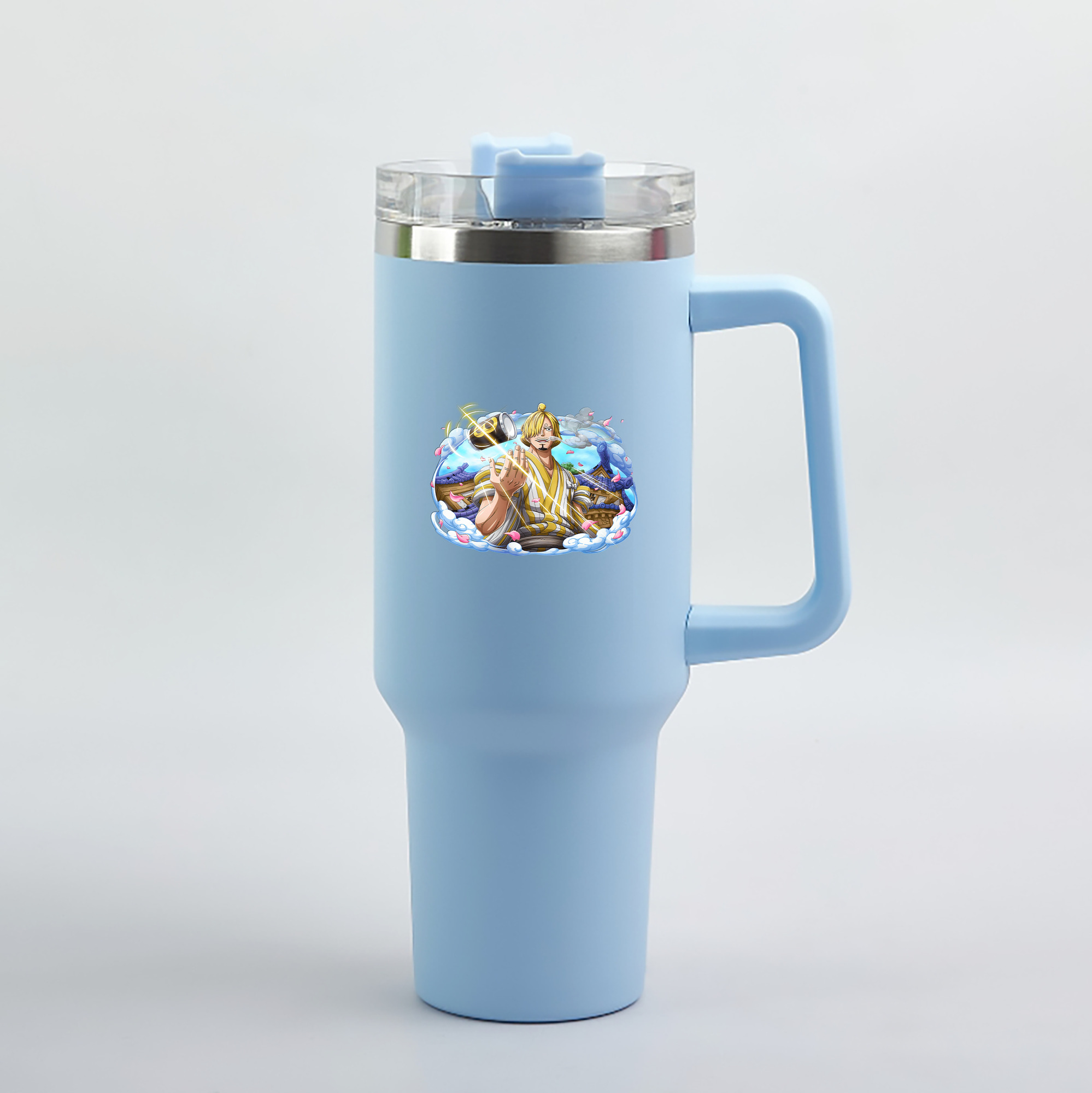 ワンピース サンジ ONE PIECE Sanji 1200mL車用タンブラー（カラープリント）