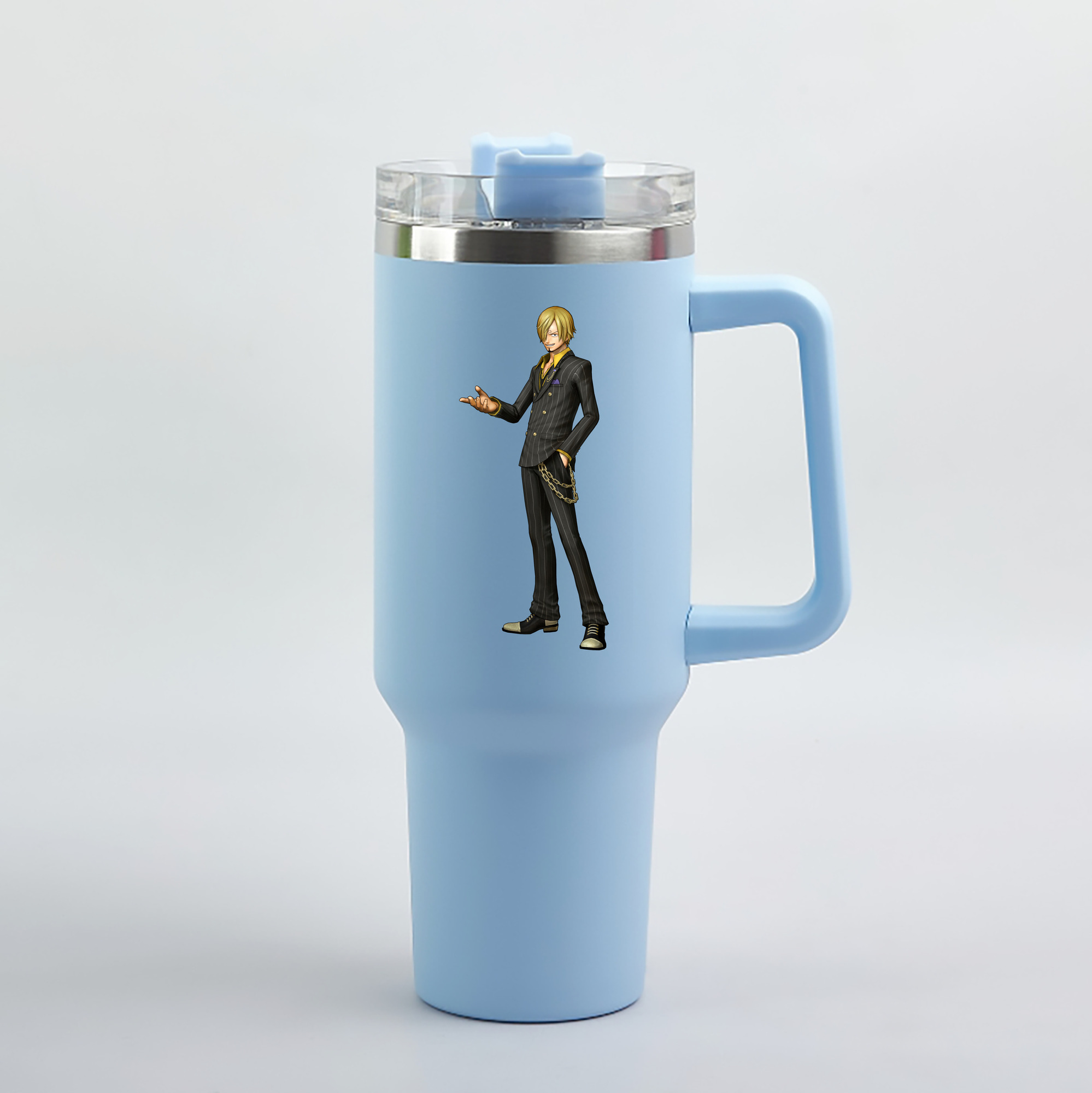 ワンピース サンジ ONE PIECE Sanji 1200mL車用タンブラー（カラープリント）
