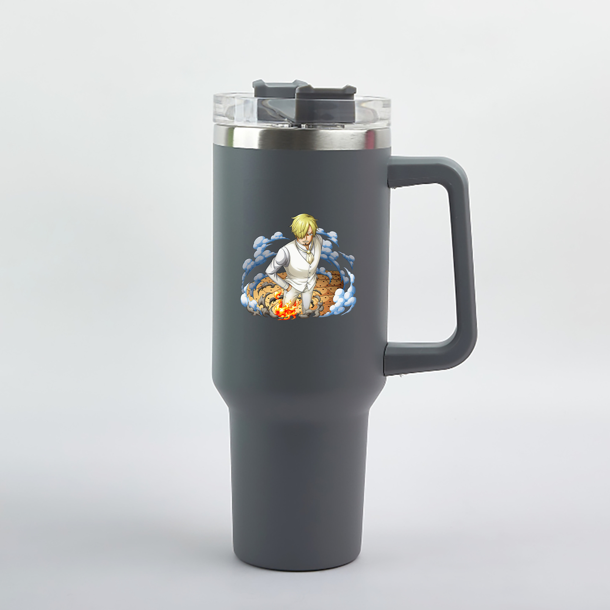 ワンピース サンジ ONE PIECE Sanji 1200mL車用タンブラー（カラープリント）