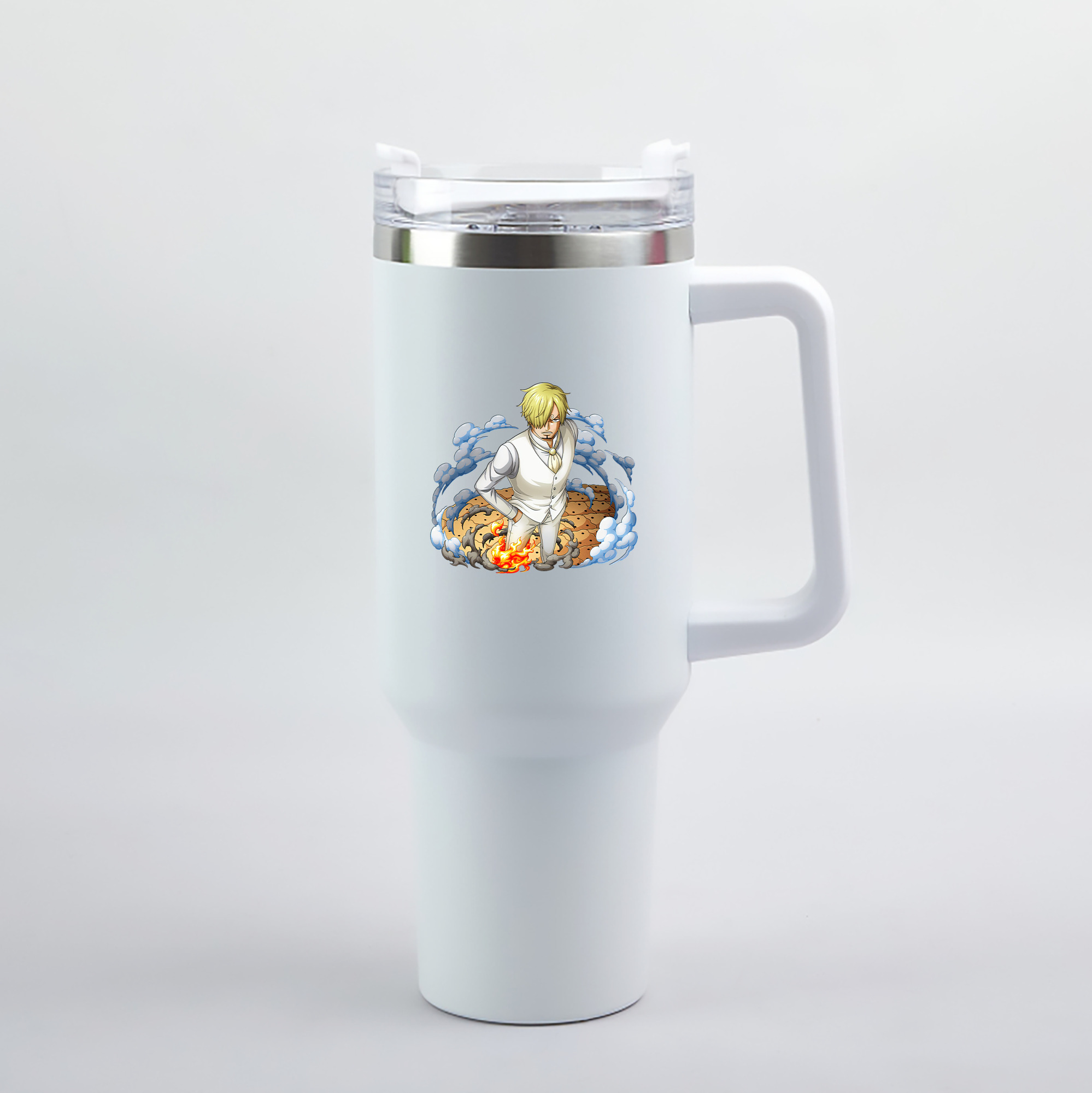 ワンピース サンジ ONE PIECE Sanji 1200mL車用タンブラー（カラープリント）