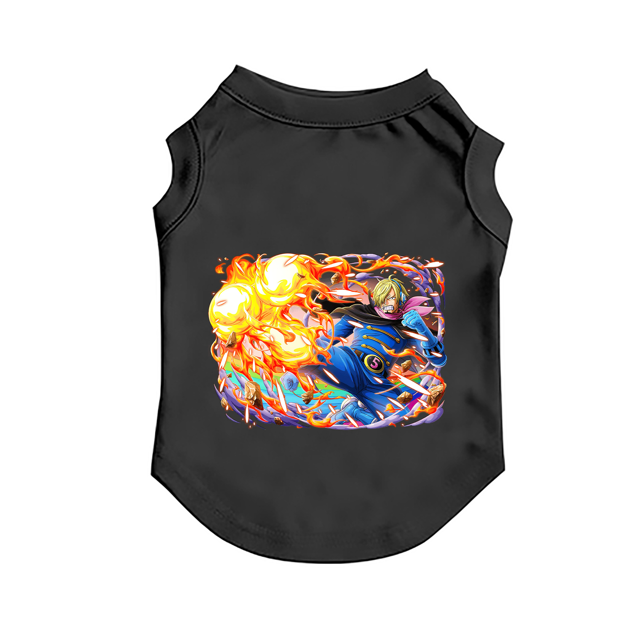 （画像用） ワンピース サンジ ONE PIECE Sanji ペット用ベスト