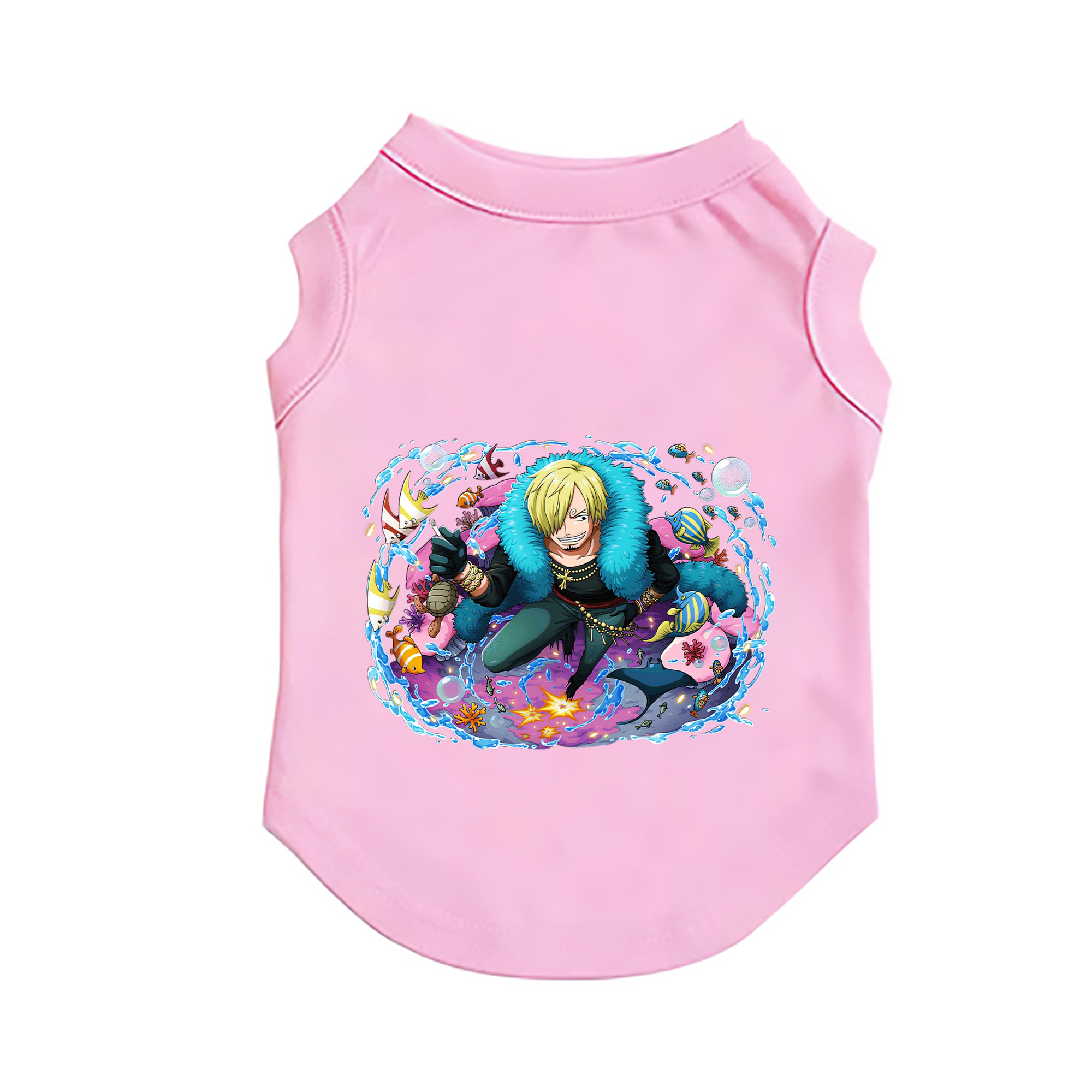 （画像用） ワンピース サンジ ONE PIECE Sanji ペット用ベスト